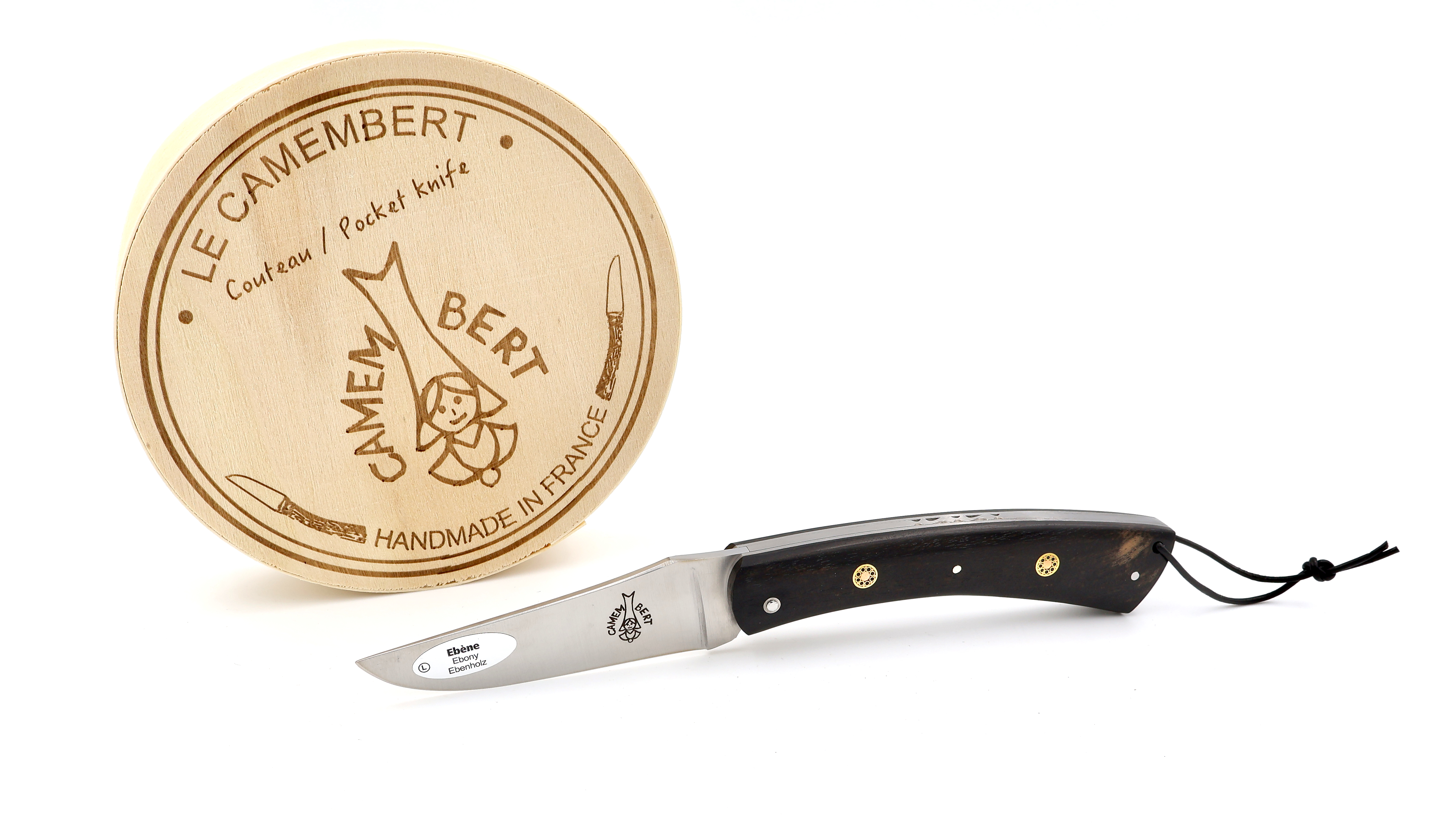 Laguiole en Aubrac Le CAMEMBERT Ebenholz Mosaik Pins