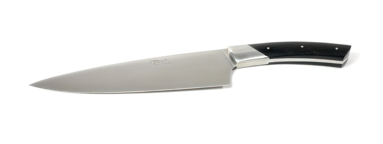 Kochmesser-gross-Ebenholz-3 Chambriard Thiers Kochmesser 20 cm TG1 Ebenholz Grands Gourmets