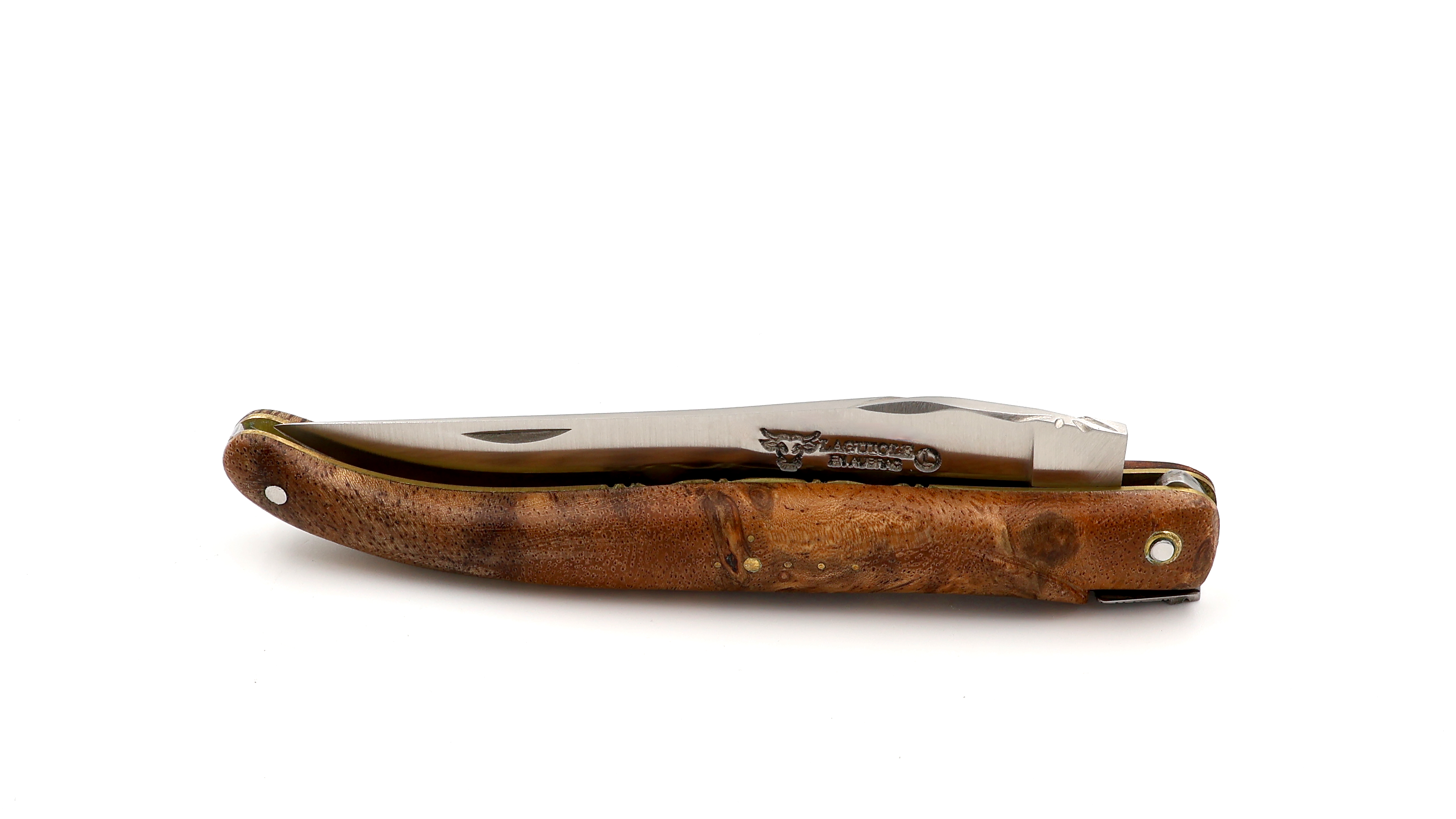 Laguiole en Aubrac Meisterstück Albizia-Wurzelholz 12 cm