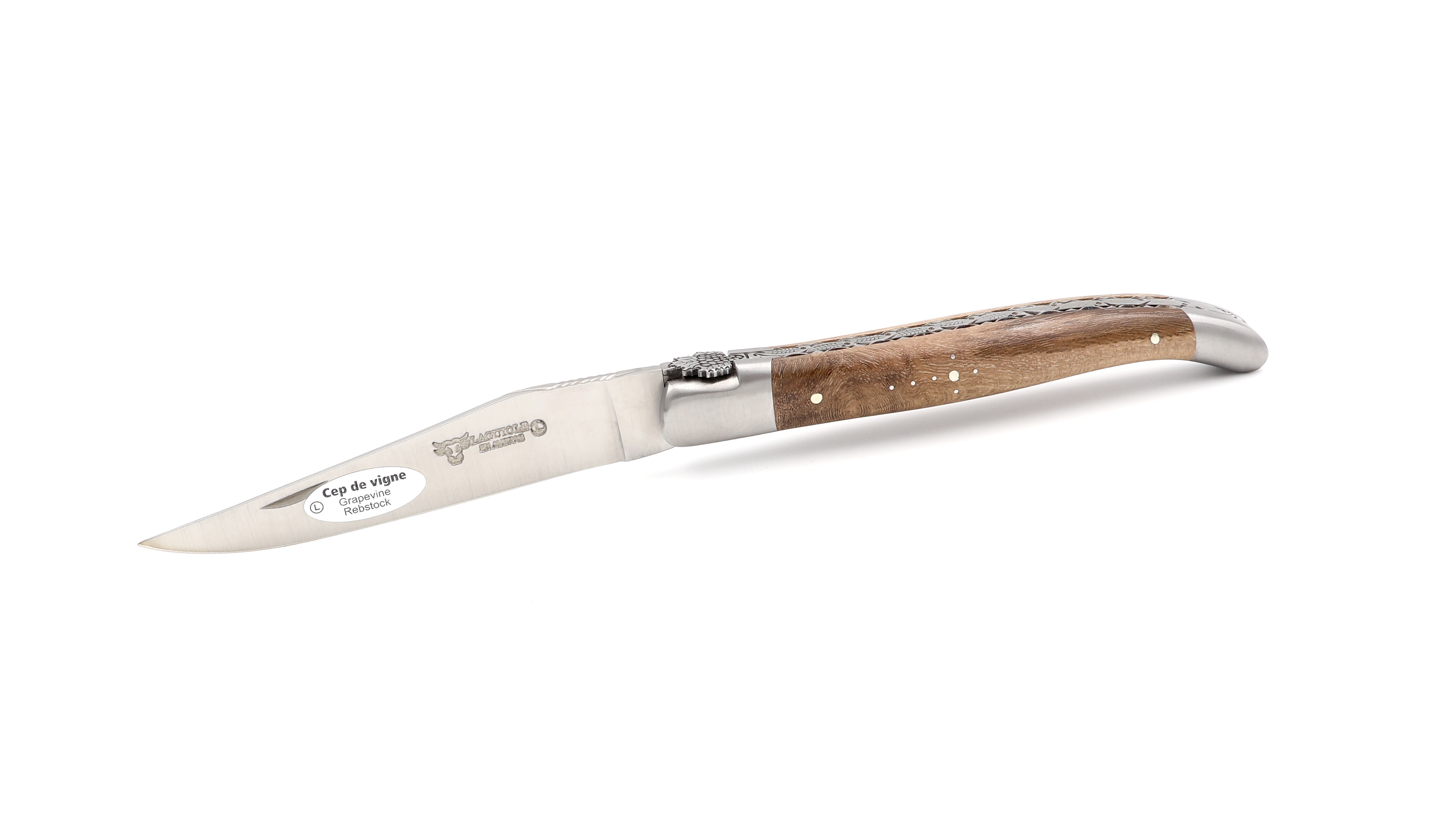 Laguiole en Aubrac grapevine chiseled bee grape 12 cm