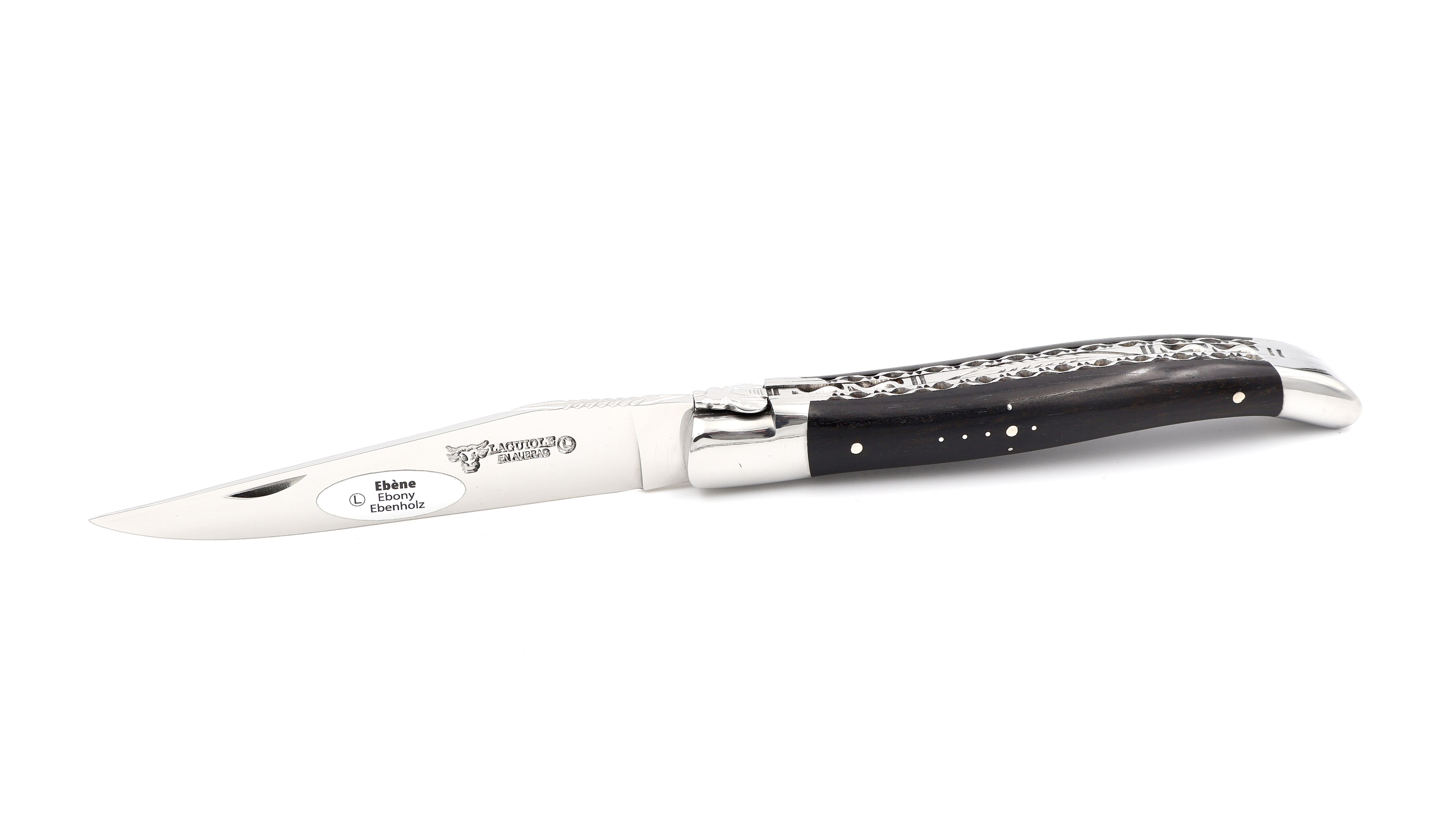 Laguiole en Aubrac Ebenholz Doppelplatine 12 cm