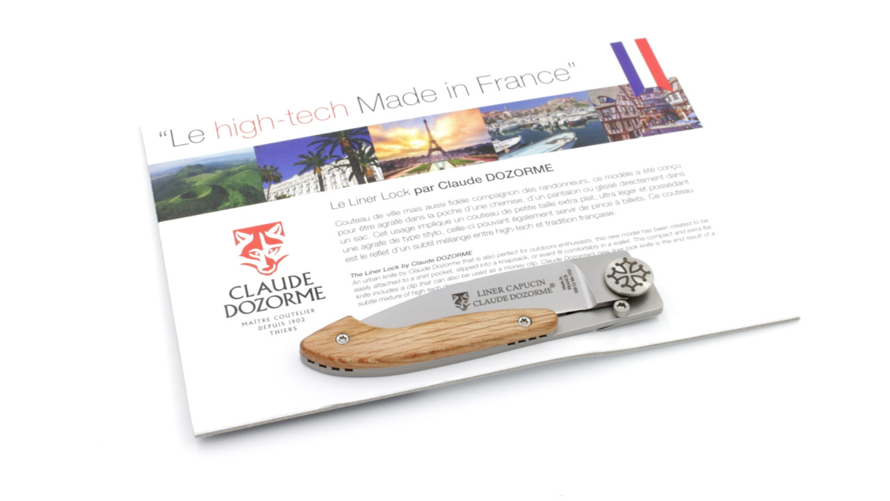 Claude DOZORME Thiers Liner Lock capucin green oak