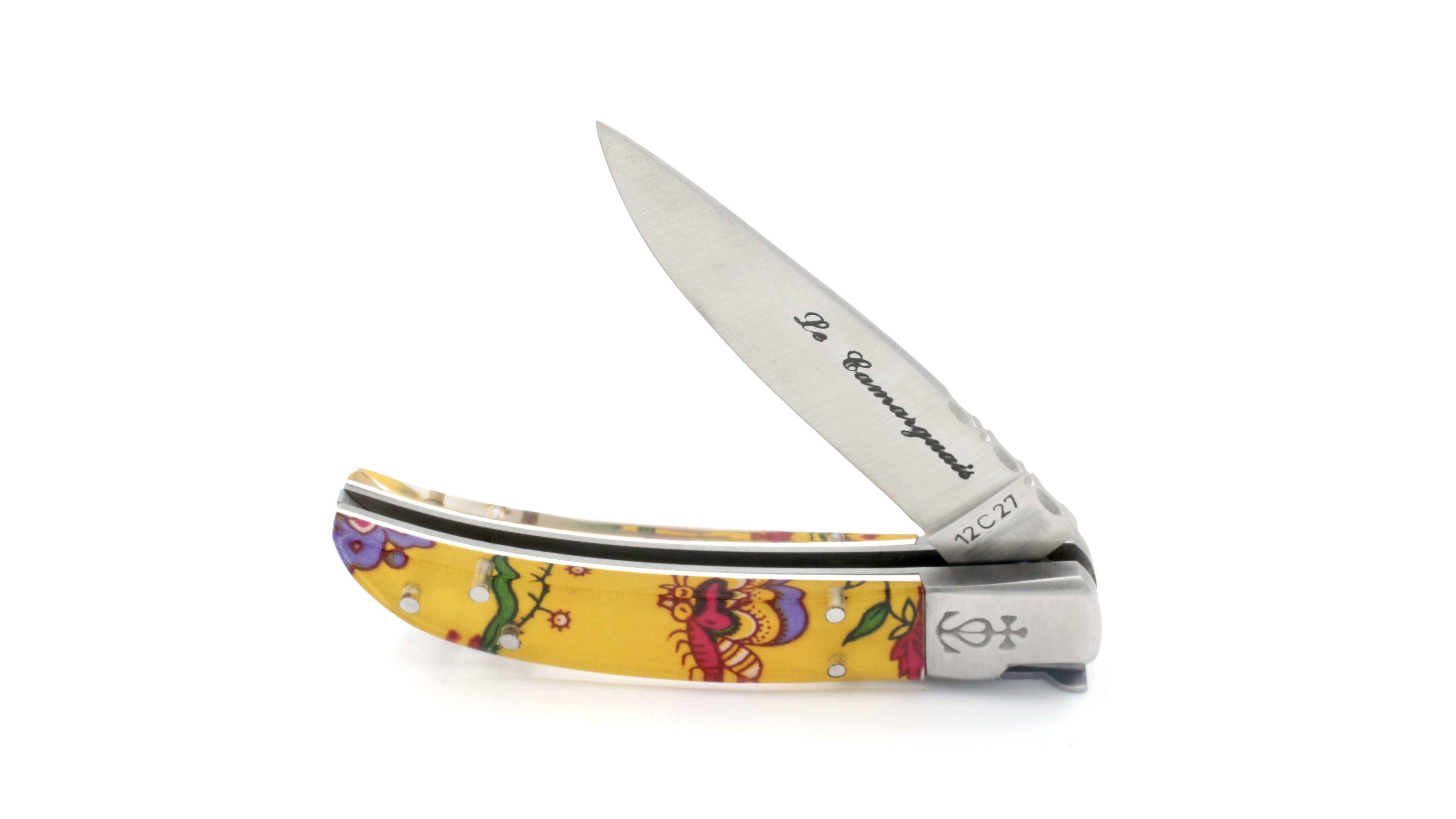 Le Camarguais knife Tissue Provencal 10 cm