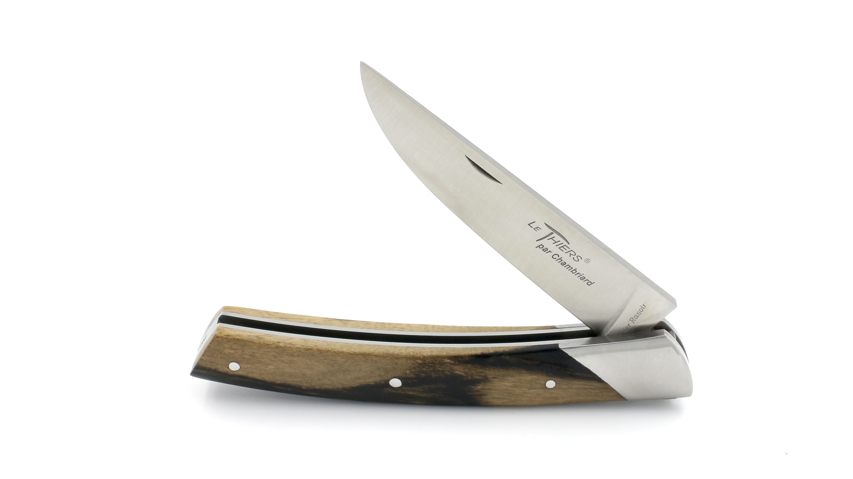 Chambriard Thiers knife COMPAGNON white ebony