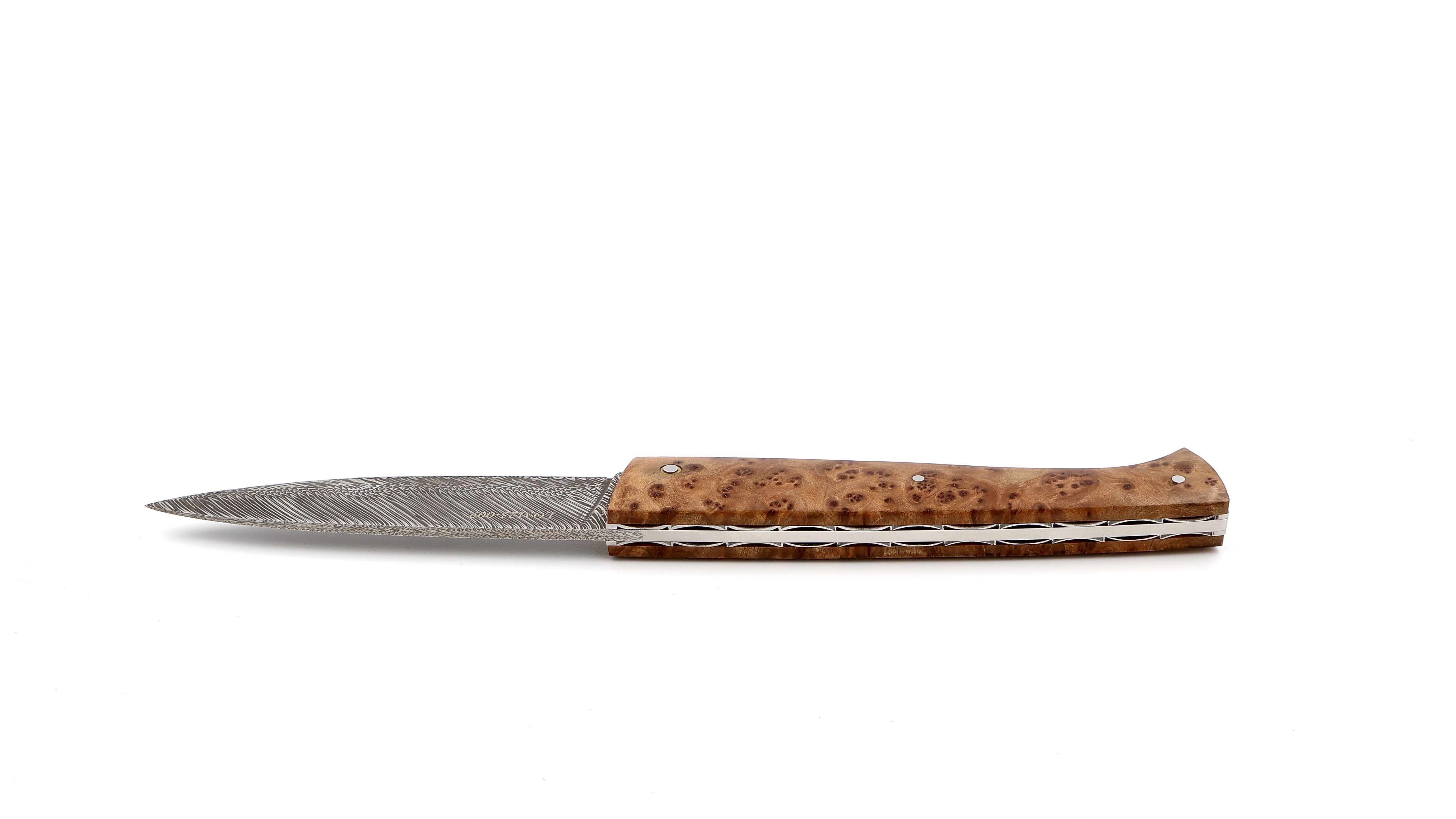 Fontenille Pataud LE LOMBARD Thuya Wurzelholz Fafnir-Damast  Fontenille Pataud LE LOMBARD Thuya Wurzelholz Fafnir-Damast