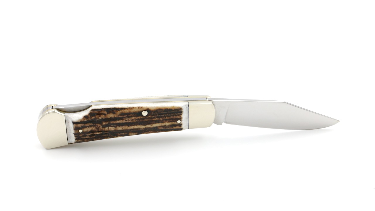 Hartkopf pocketknife staghorn with backlock