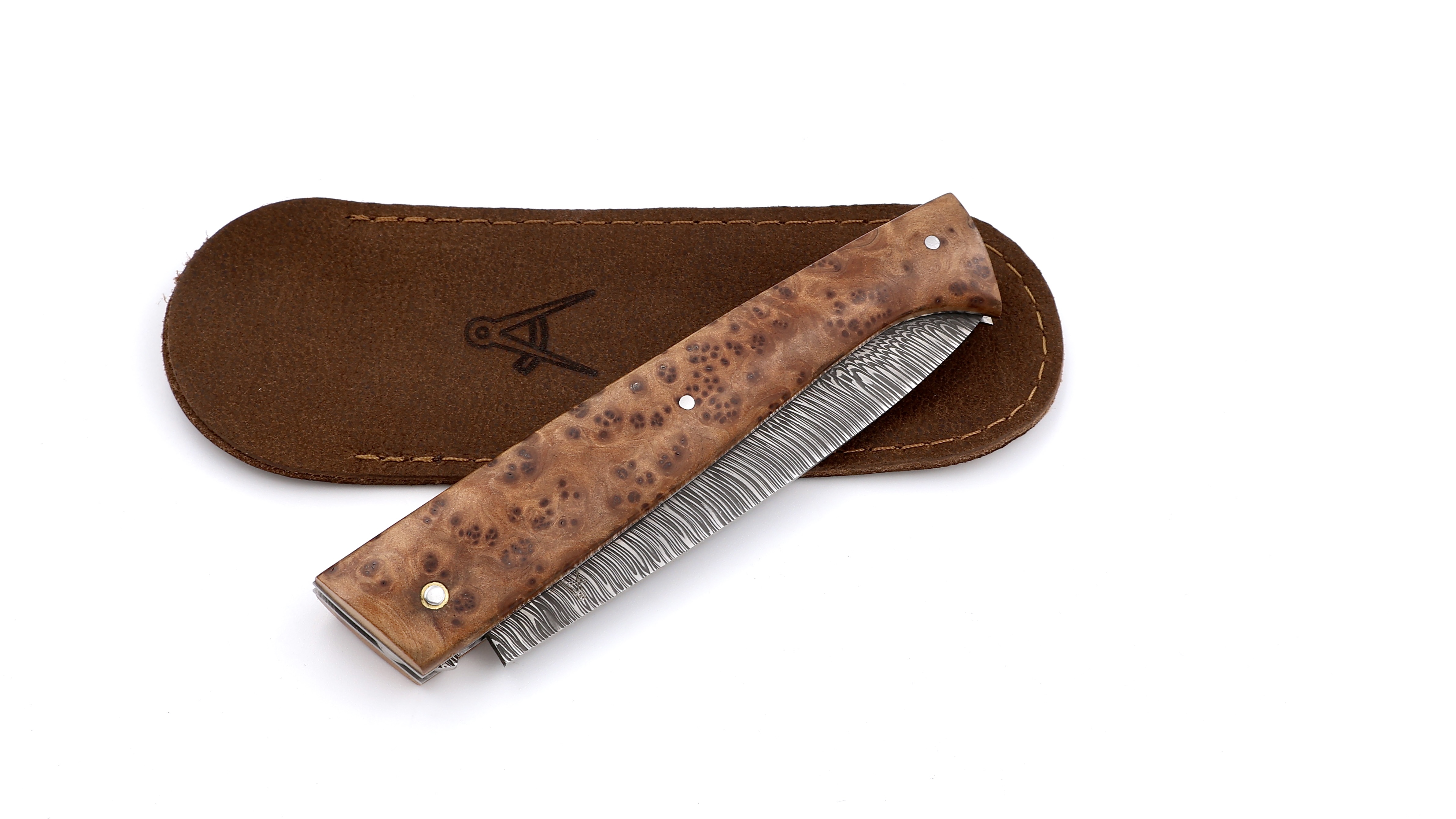 Fontenille Pataud LE LOMBARD Thuya Wurzelholz Fafnir-Damast  Fontenille Pataud LE LOMBARD Thuya Wurzelholz Fafnir-Damast