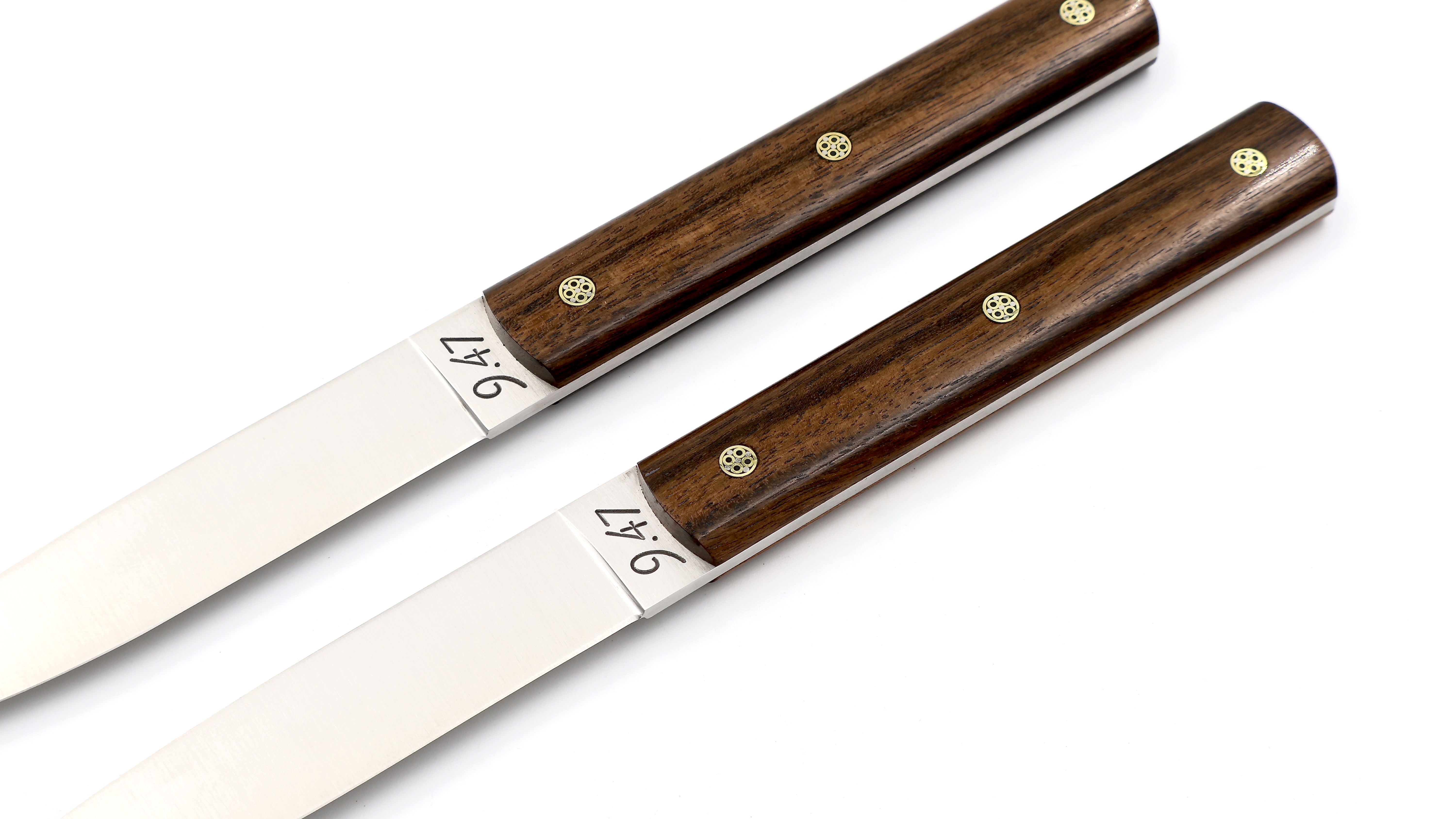 PERCEVAL 9.47 PRESTIGE Steakmesser Makassar-Ebenholz Set 2-teilig  