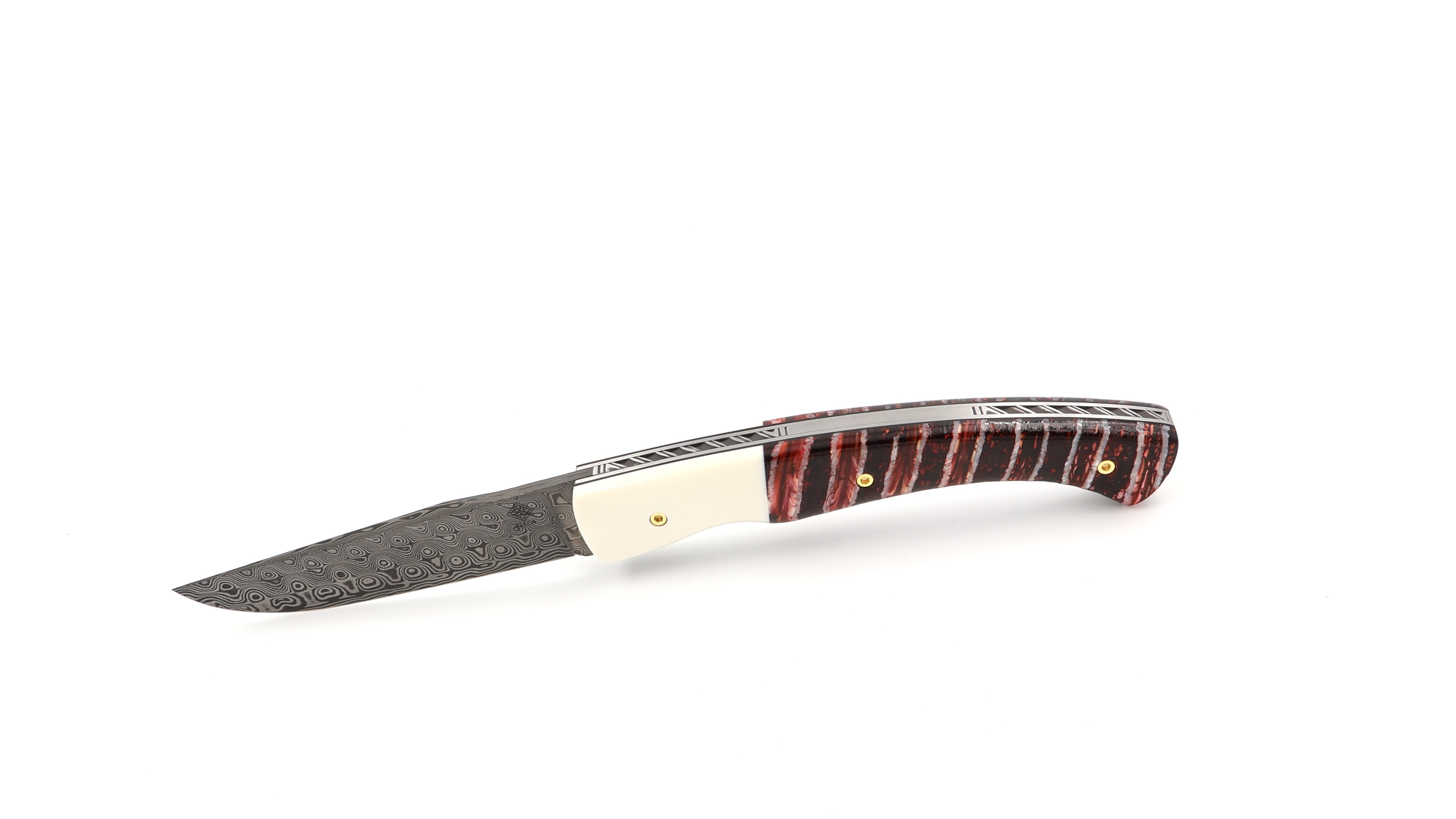 KLEOS Taschenmesser LYKOS Mammut-Backenzahn Rosendamast 