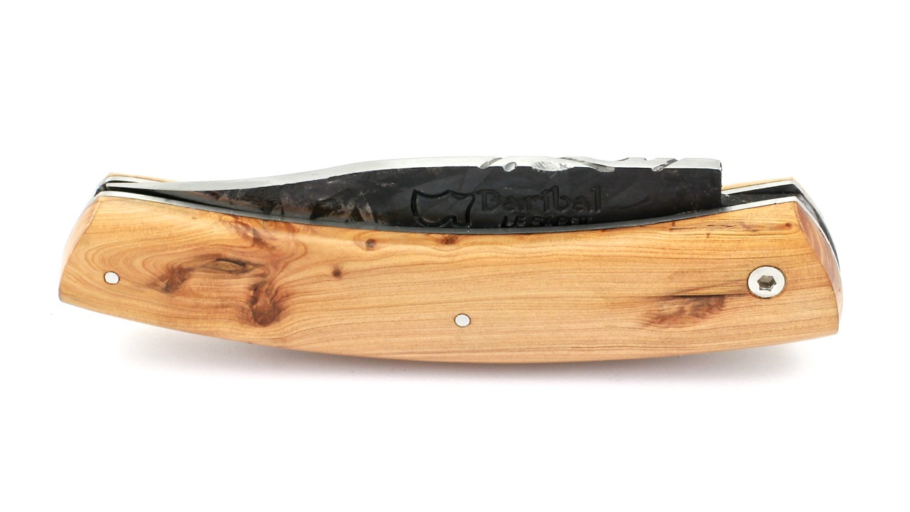 Baribal-Wacholder-BDF AU SABOT BARIBAL Jagdmesser Carbonklinge mit Schmiedehaut  Wacholder  12 cm