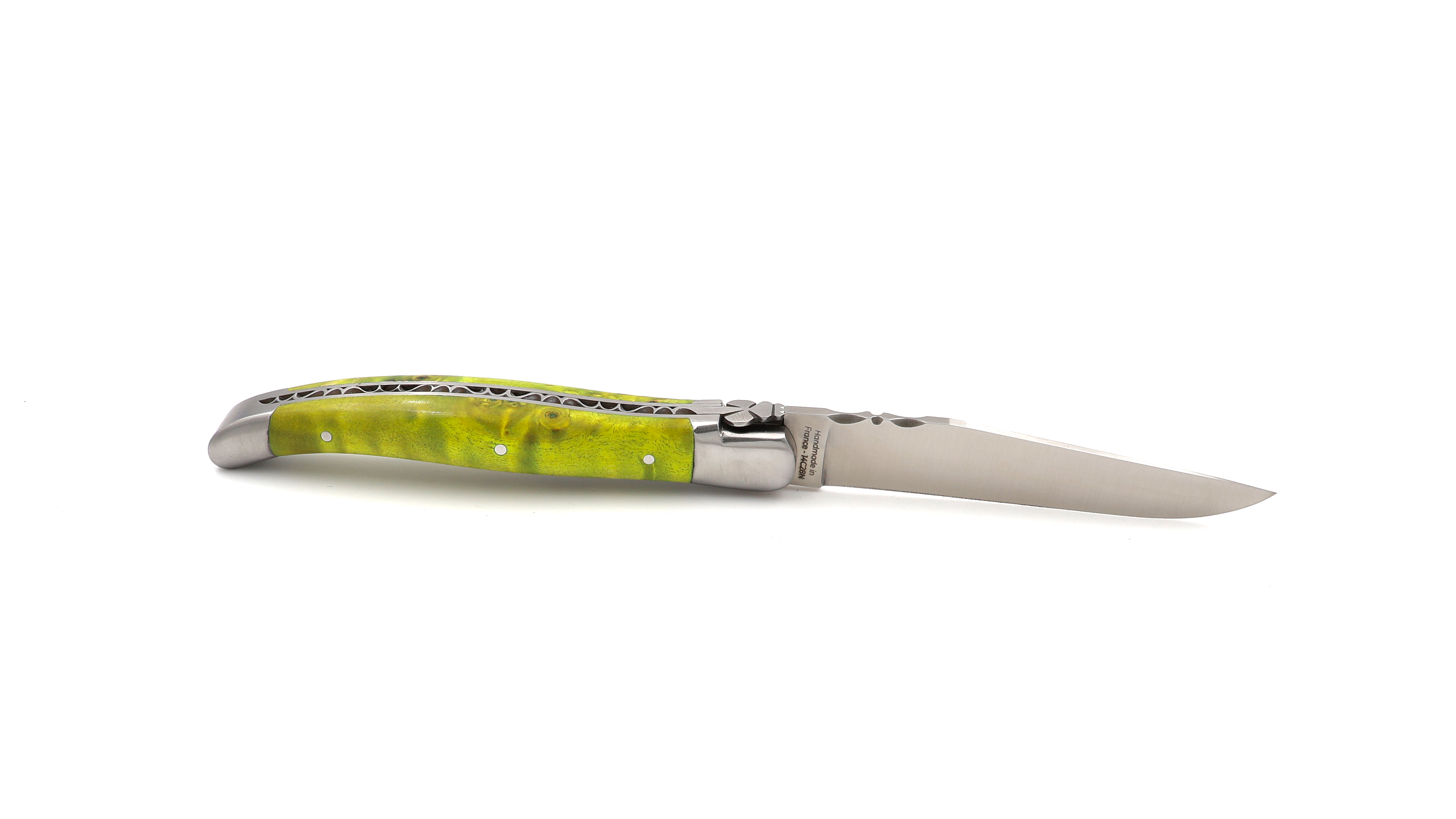 Fontenille Pataud Laguiole Messer Traditionell Pappel Wurzelholz 12 cm
