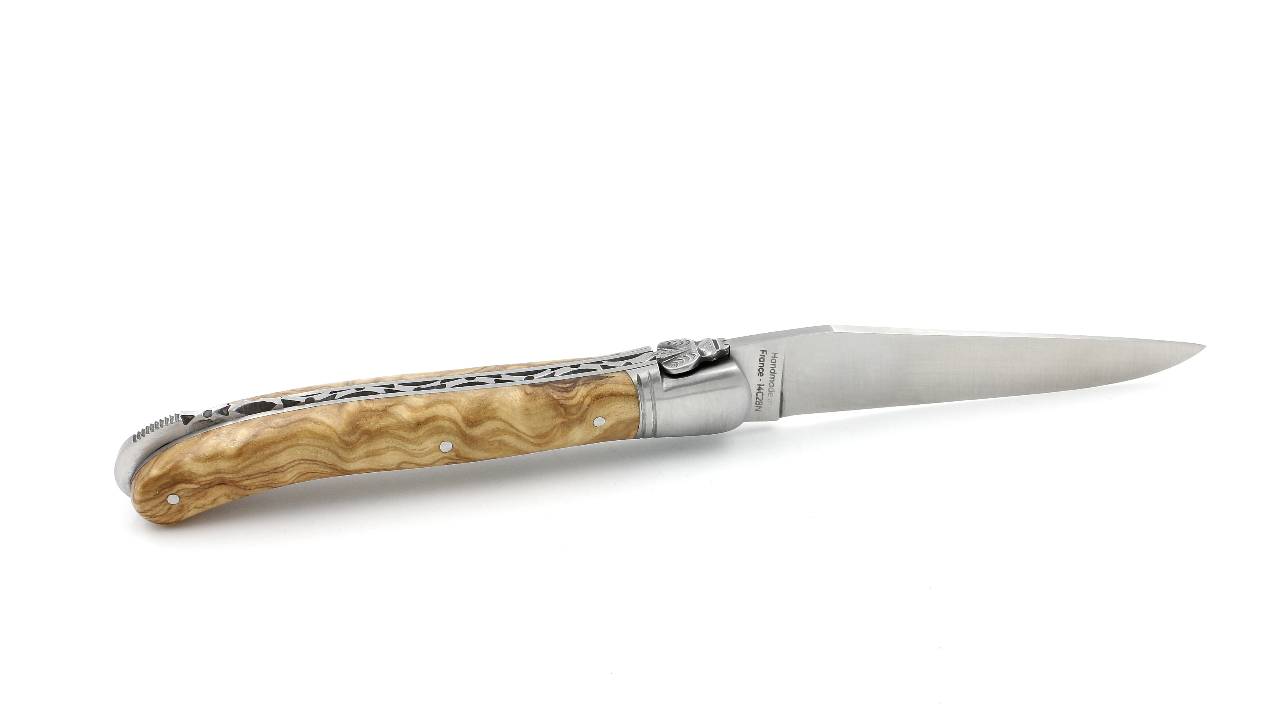 Fontenille Pataud Laguiole NATURE olive wood 12 cm