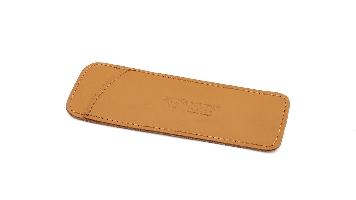 LAGUIOLE en Aubrac Taschen-Etui/Steck-Etui Bananenfaser braun 12 cm