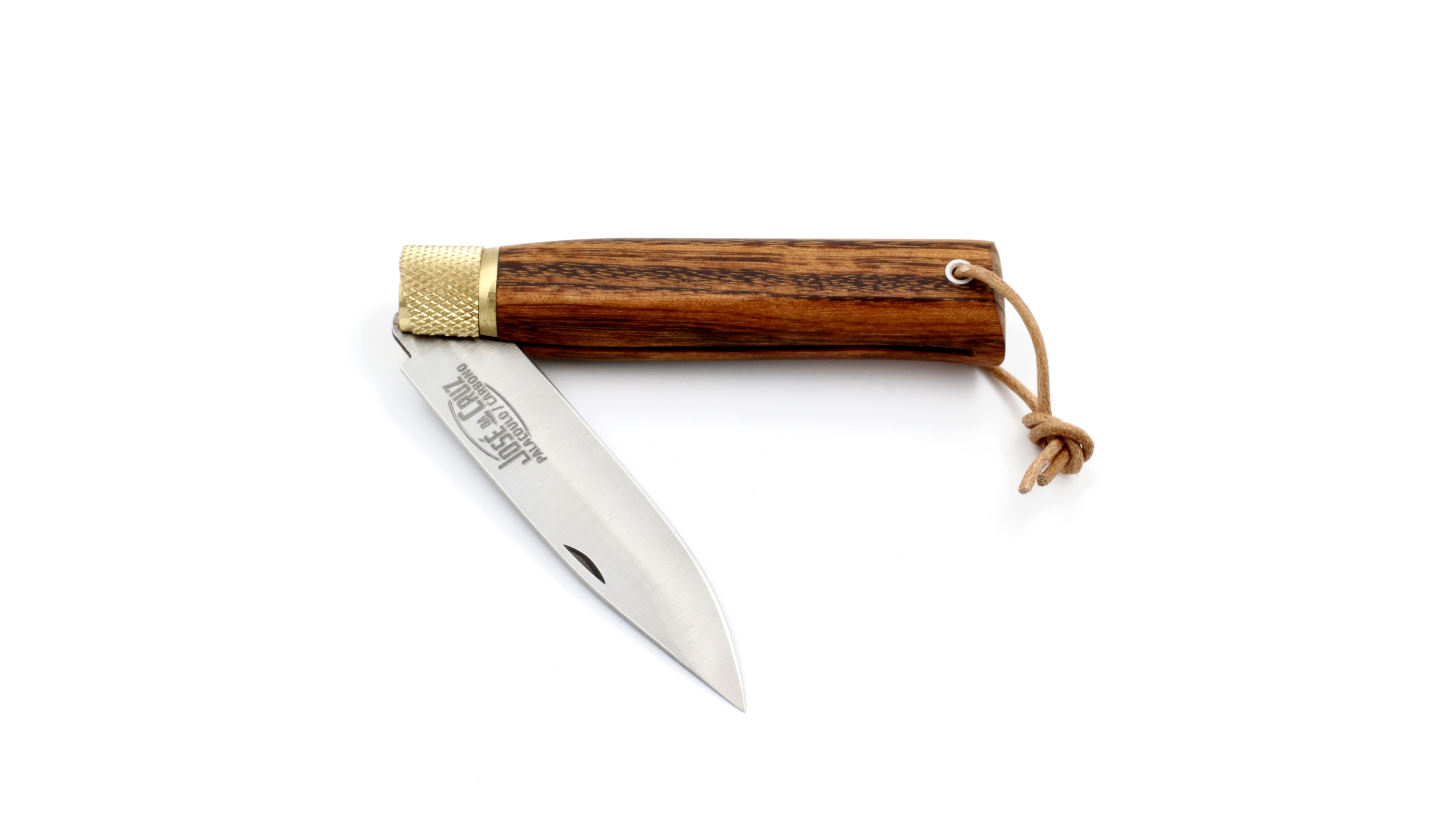 JOSÉ DA CRUZ folding knife Merendeira tigerwood carbon