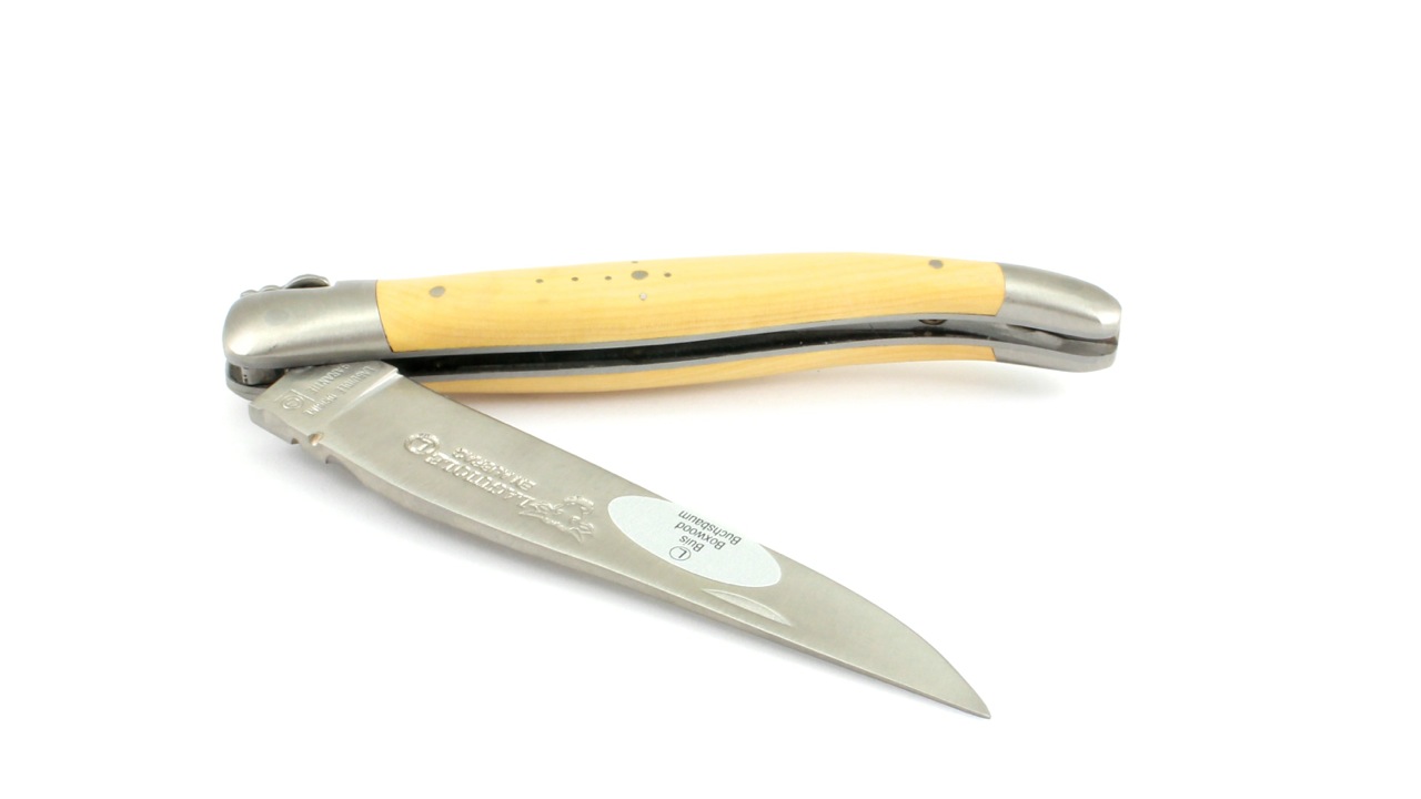 Laguiole en Aubrac Laguiole knife Box wood 12 cm