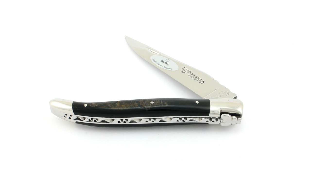 Laguiole en Aubrac knife buffalo crust 12 cm