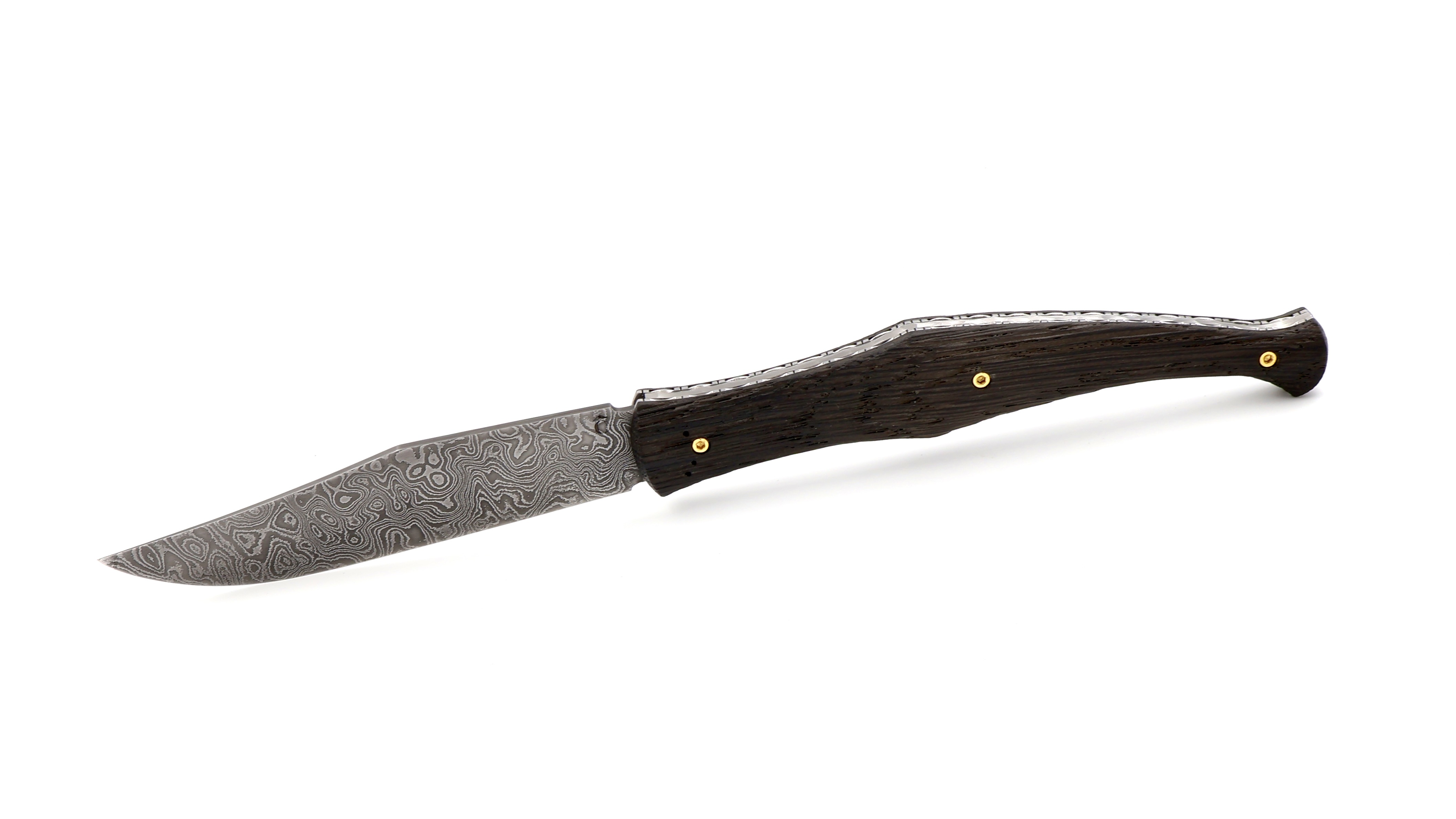 Atelier Odae Le PASSAGER carbonfiber damascus blade