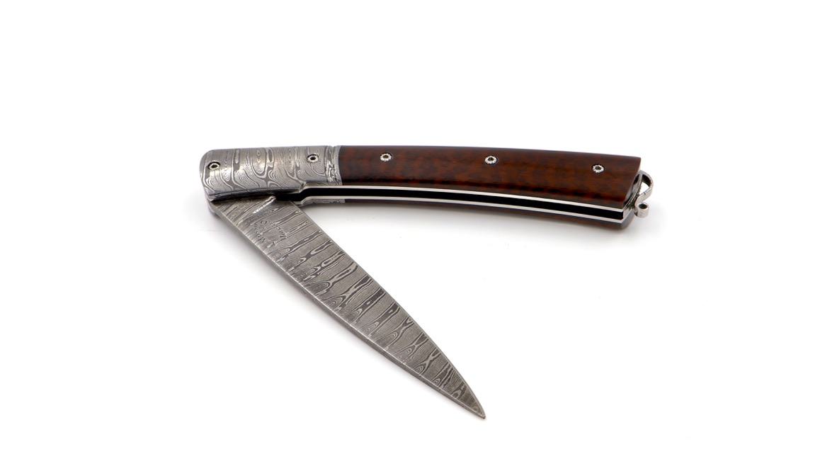 Alexandre Musso/Olivier Moretti VENDETTA Amourette Holz Damastklinge    Alexandre Musso/Olivier Moretti VENDETTA Amourette Holz Damastklinge