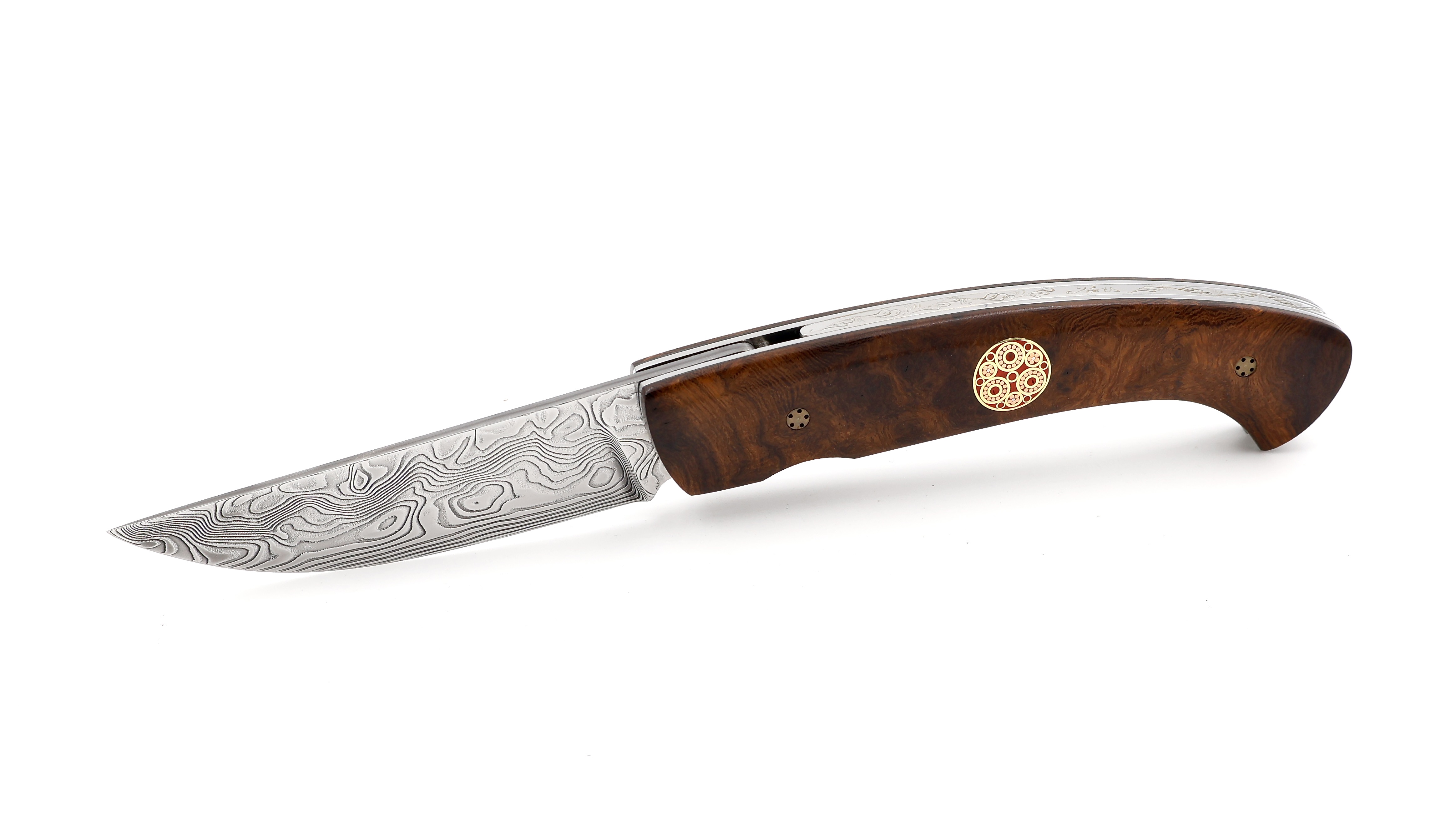 MANU LAPLACE 1515 Paris iron wodd burl tip damascus