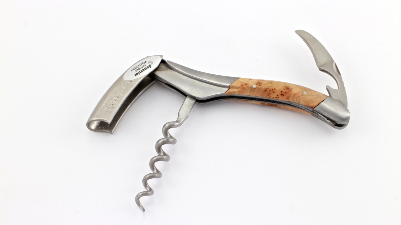 SOMWacholder-matt-2 Laguiole en Aubrac Sommeliermesser Wacholder