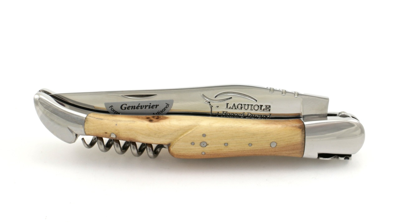 Durand-poliert-Korkenzieher Honoré Durand Laguiole Prestige Wacholder poliert Korkenzieher 12 cm
