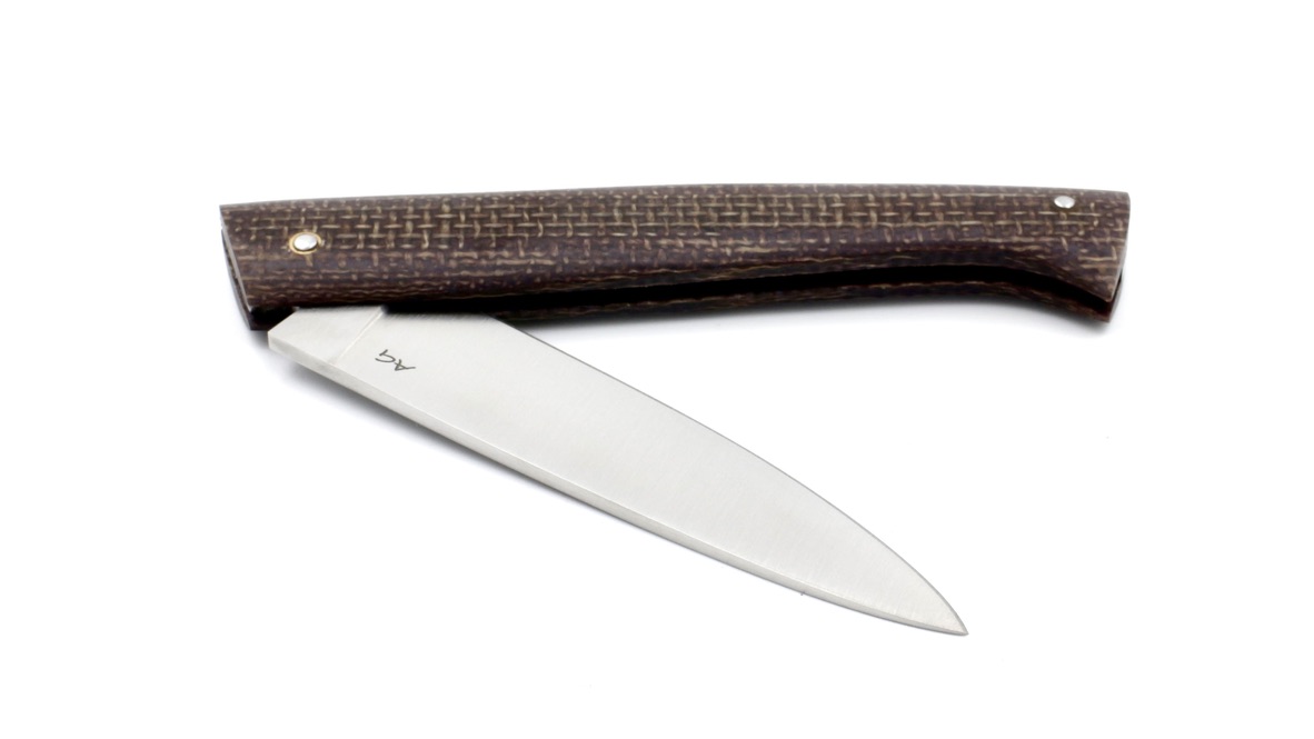 Adrien Giovaninetti LE LOMBARD CUSTOM micarta dark brown