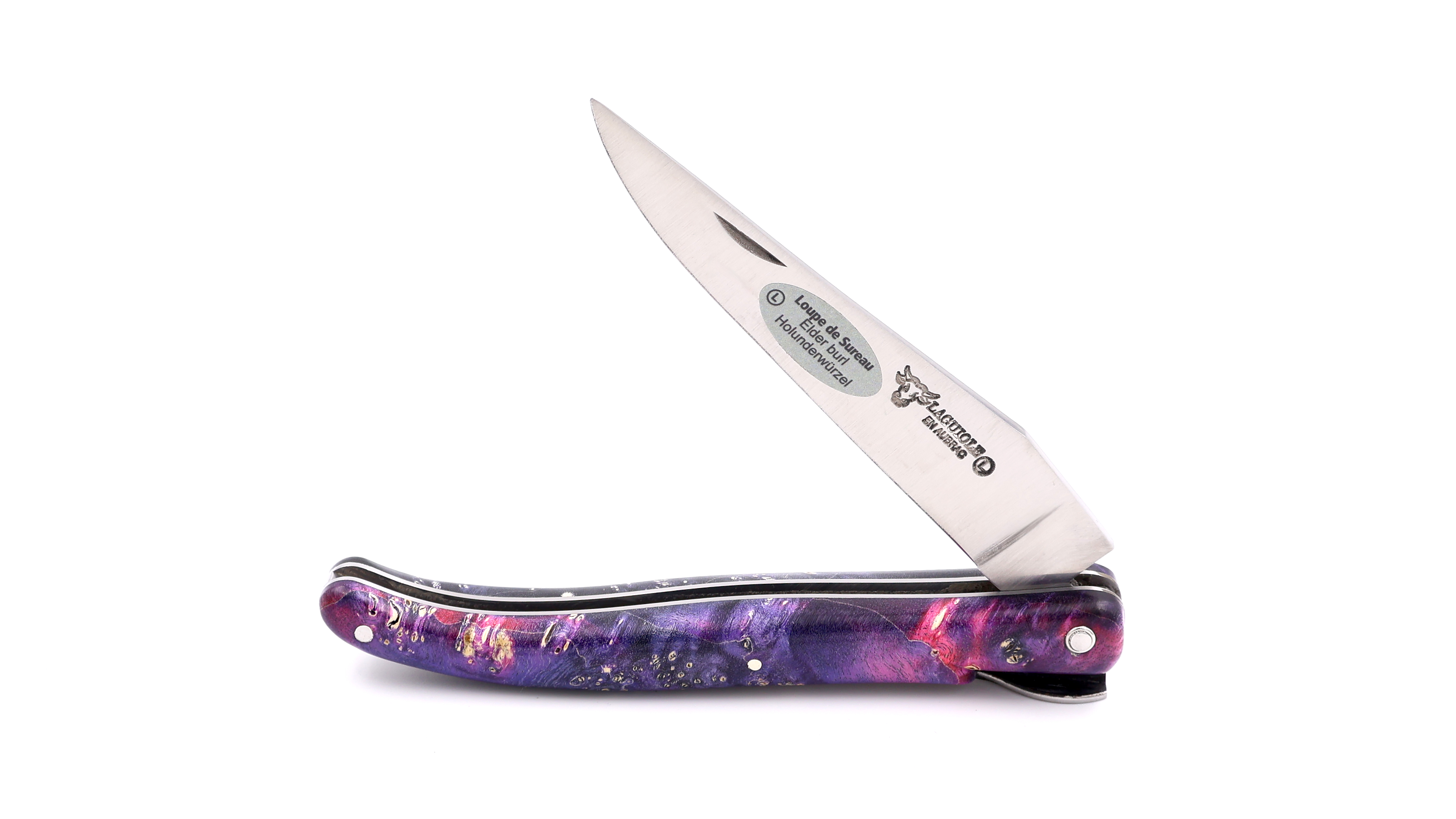 Laguiole en Aubrac Biene PRIMEROSE Holunder Wurzelholz 12 cm