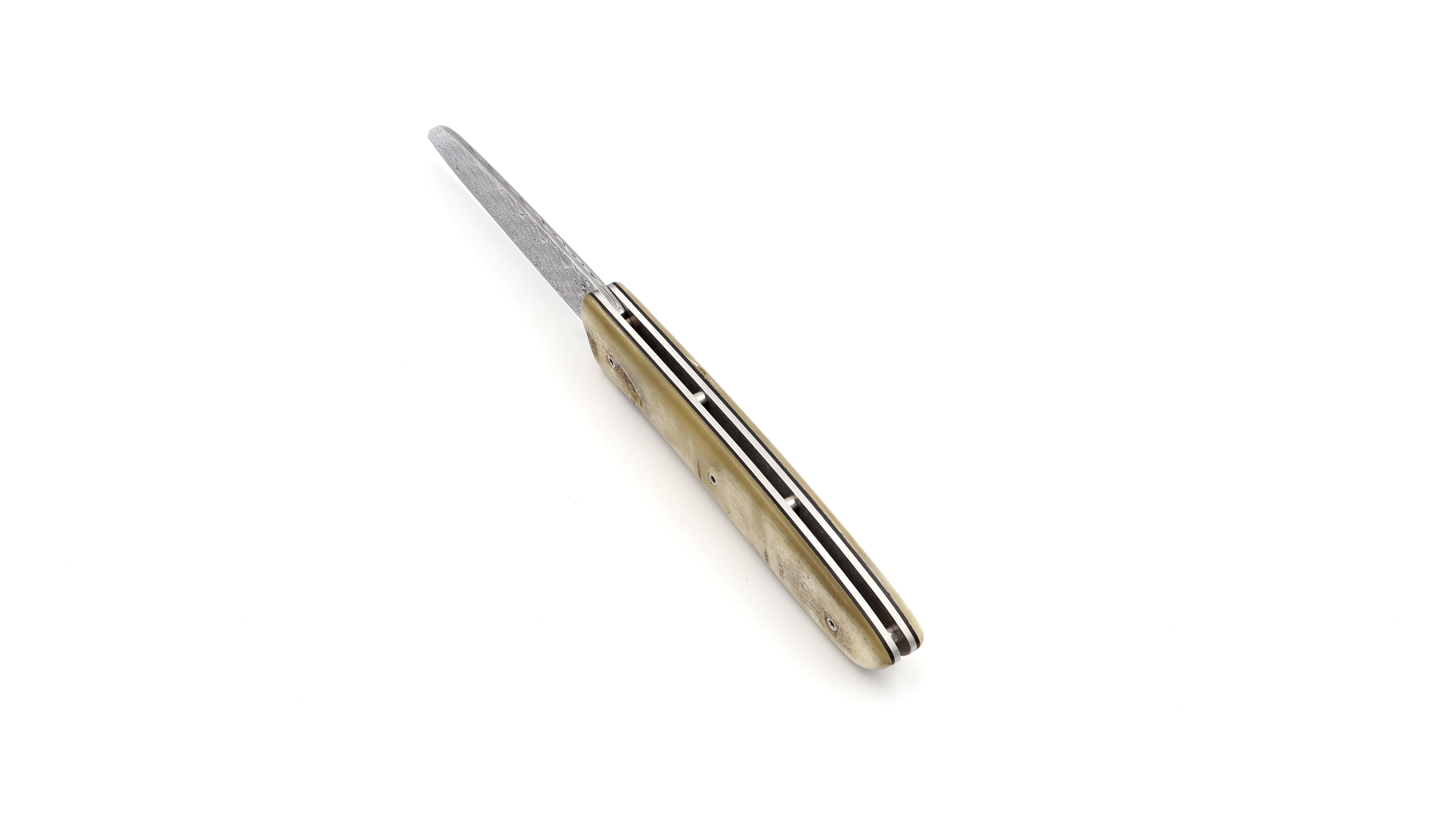PERCEVAL L08 damascus Ram horn light