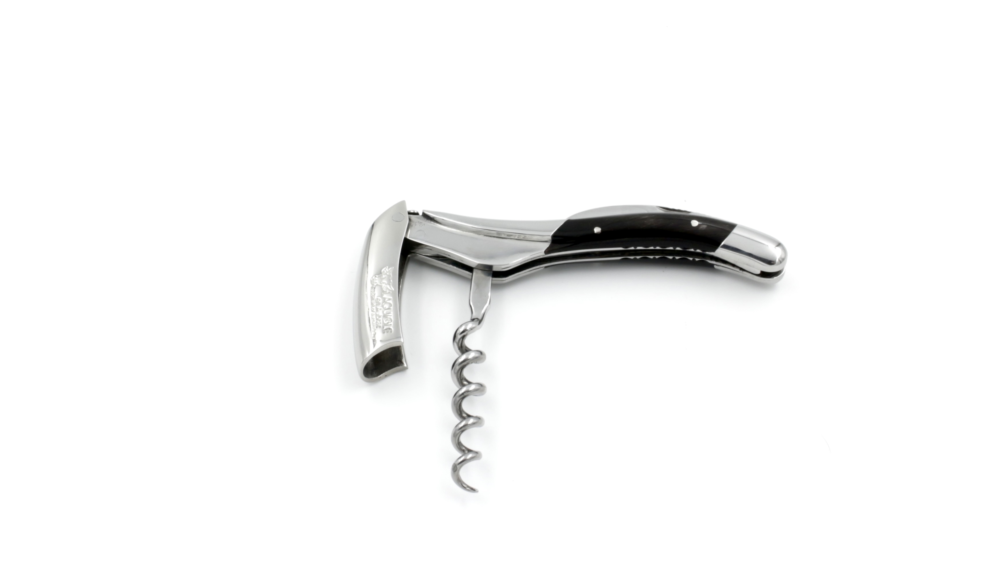 C0A48405-F3A3-440E-A6AA-40A67343628A_1_201_a Laguiole en Aubrac Sommeliermesser guillochierte Platine Büffelhorn