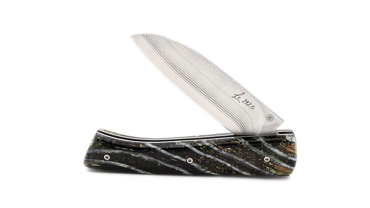 Marie Taillardat Le 1925 Mammut Backenzahn Suminagashi VG10 Damast 