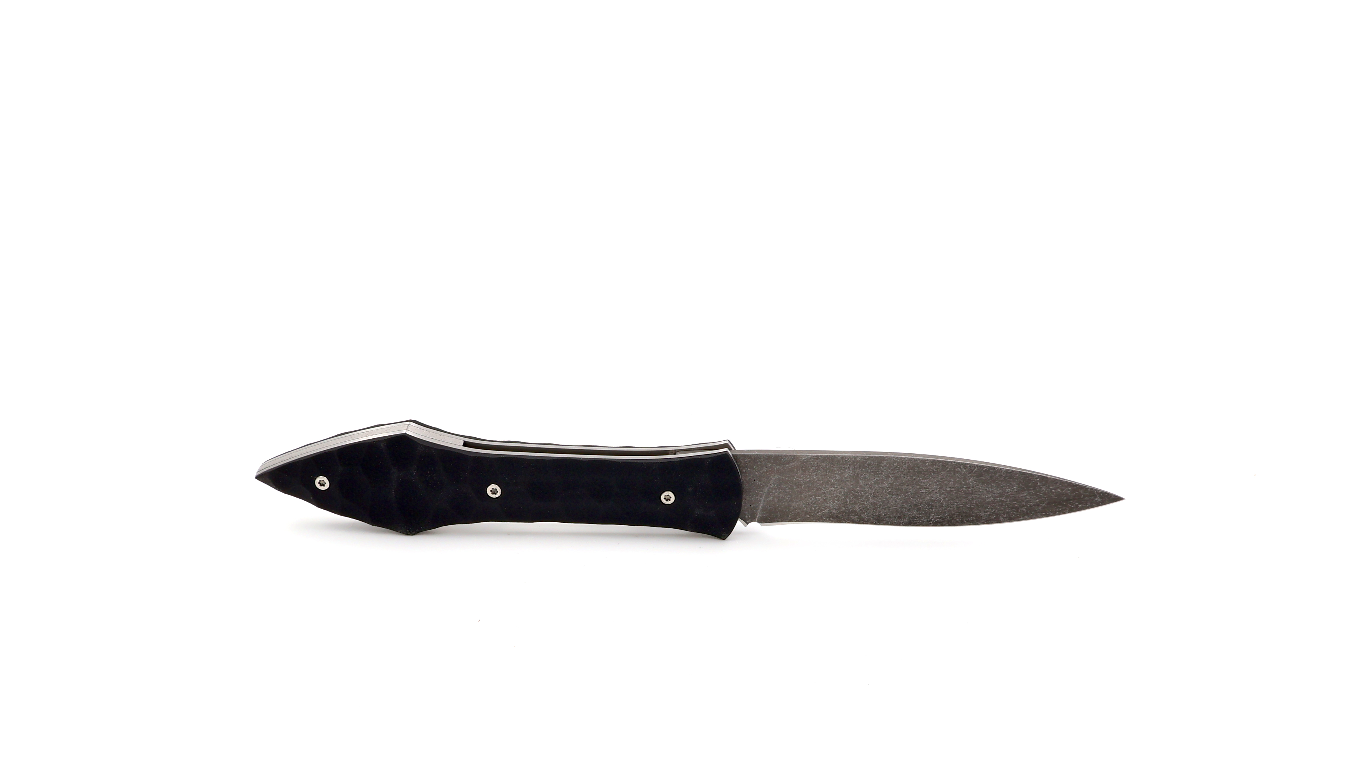 LARAUD Blades  L’Oegopsyde facettiertes G10 schwarz LARAUD Blades  L’Oegopsyde facettiertes G10 schwarz