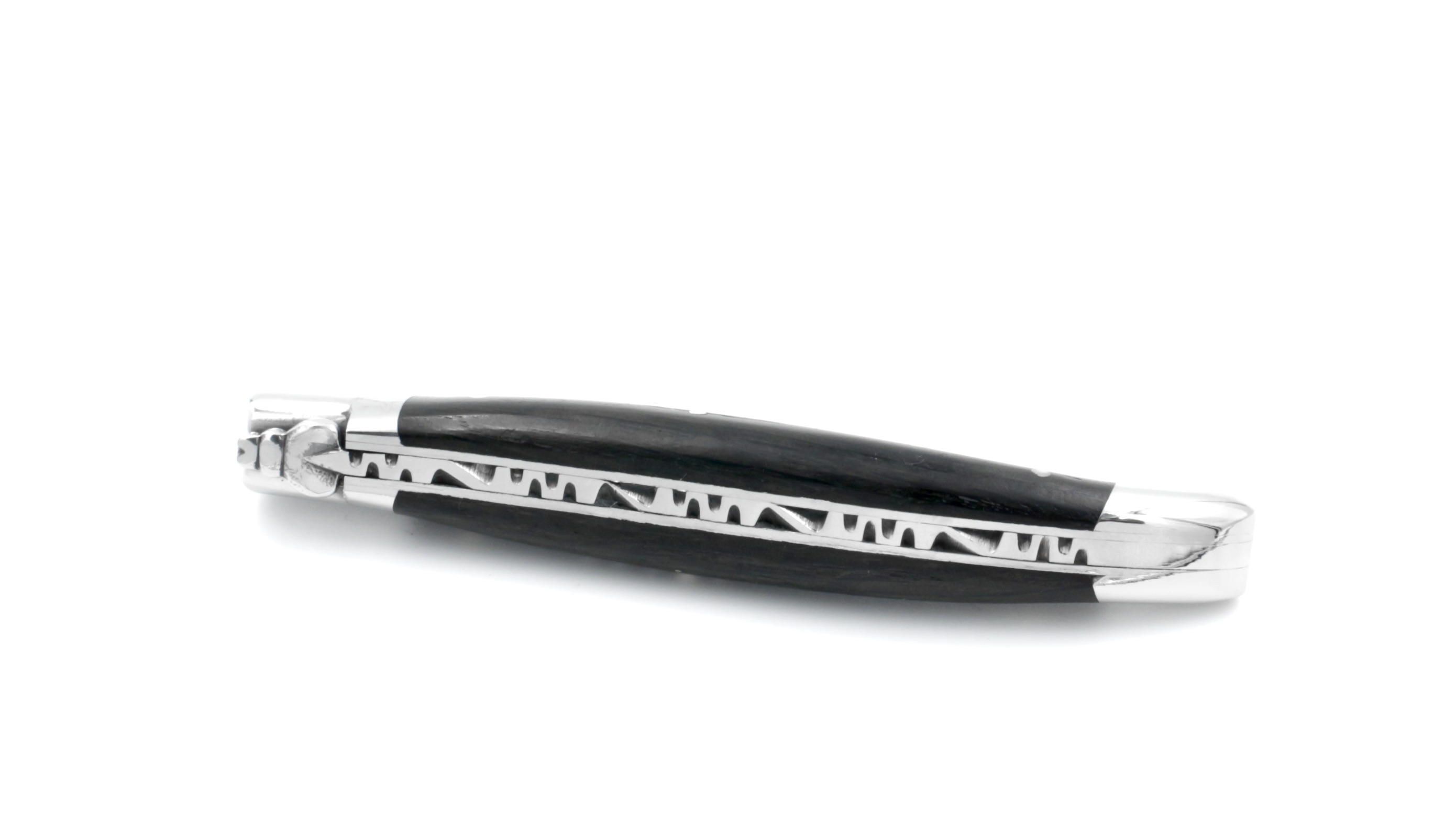 Laguiole en Aubrac bog oak shiny 12 cm