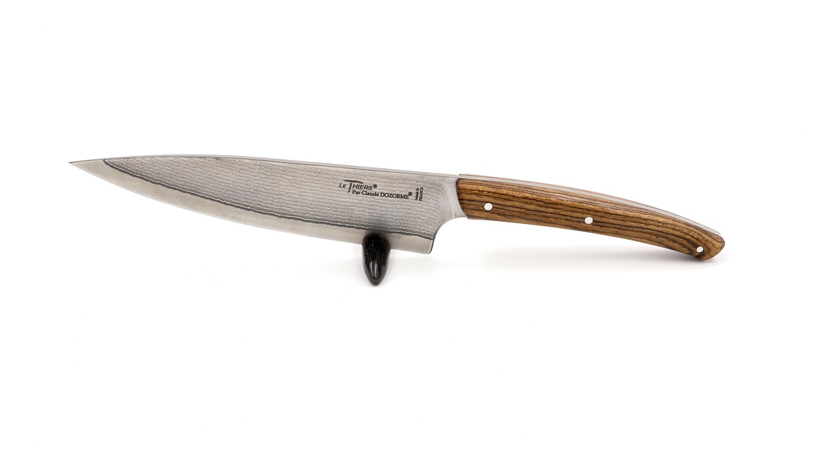 Claude DOZORME Thiers Kochmesser 15 cm Bocote VG10 Damastklinge 