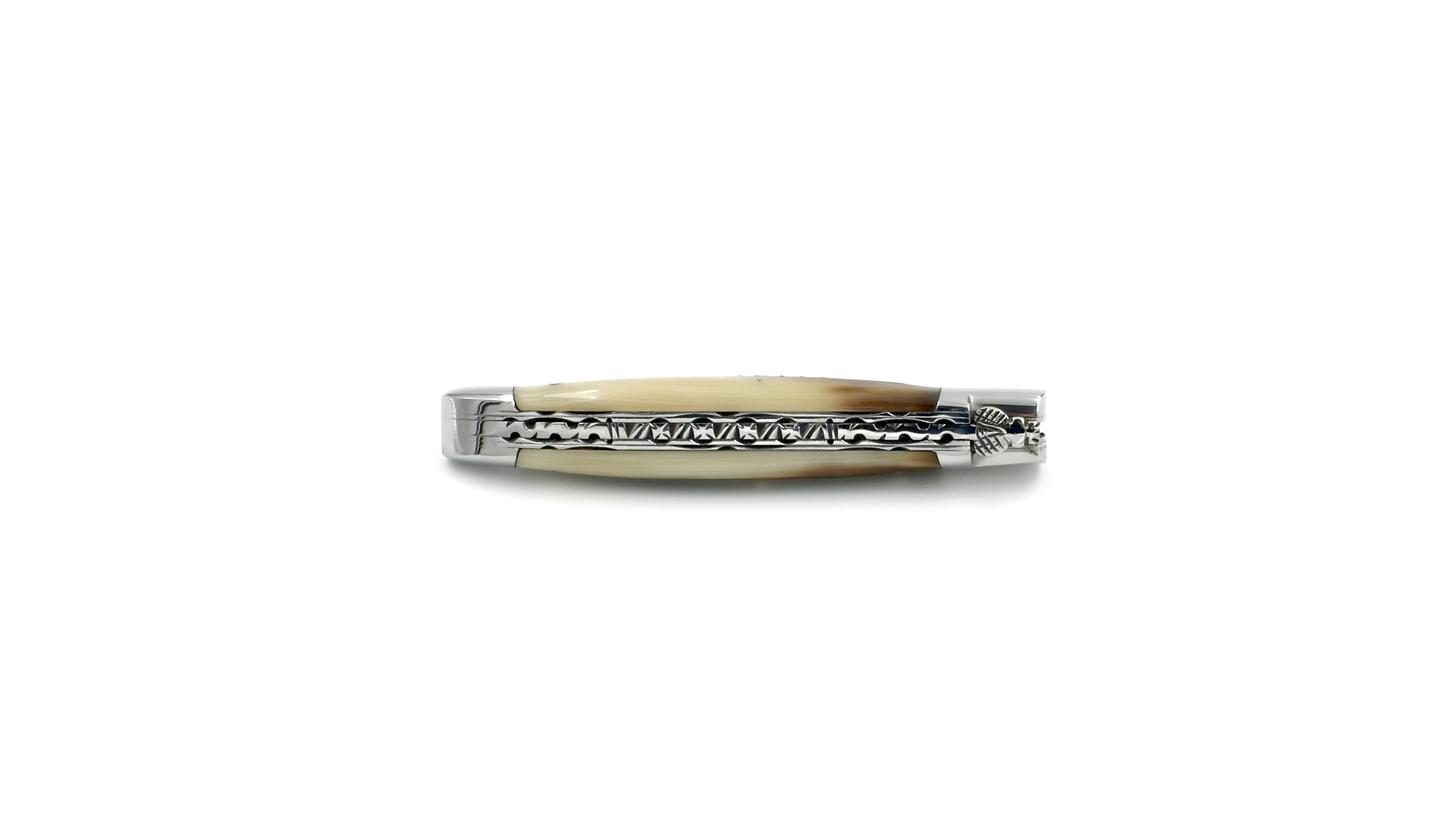 Laguiole en Aubrac Hornspitze Doppelplatine 12 cm