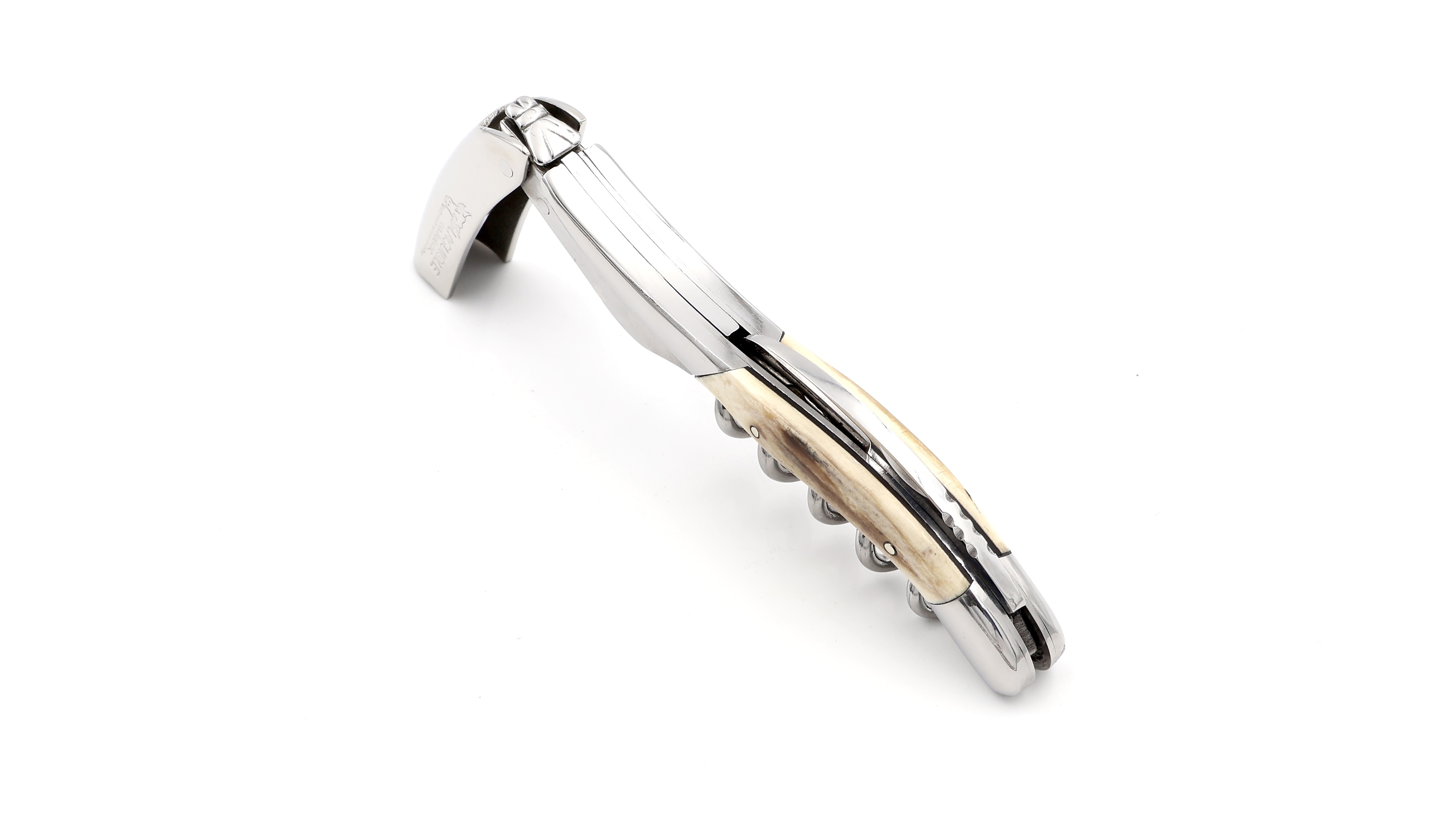 Laguiole en Aubrac Sommeliermesser Mammutelfenbein Kruste  Laguiole en Aubrac Sommeliermesser Mammutelfenbein Kruste