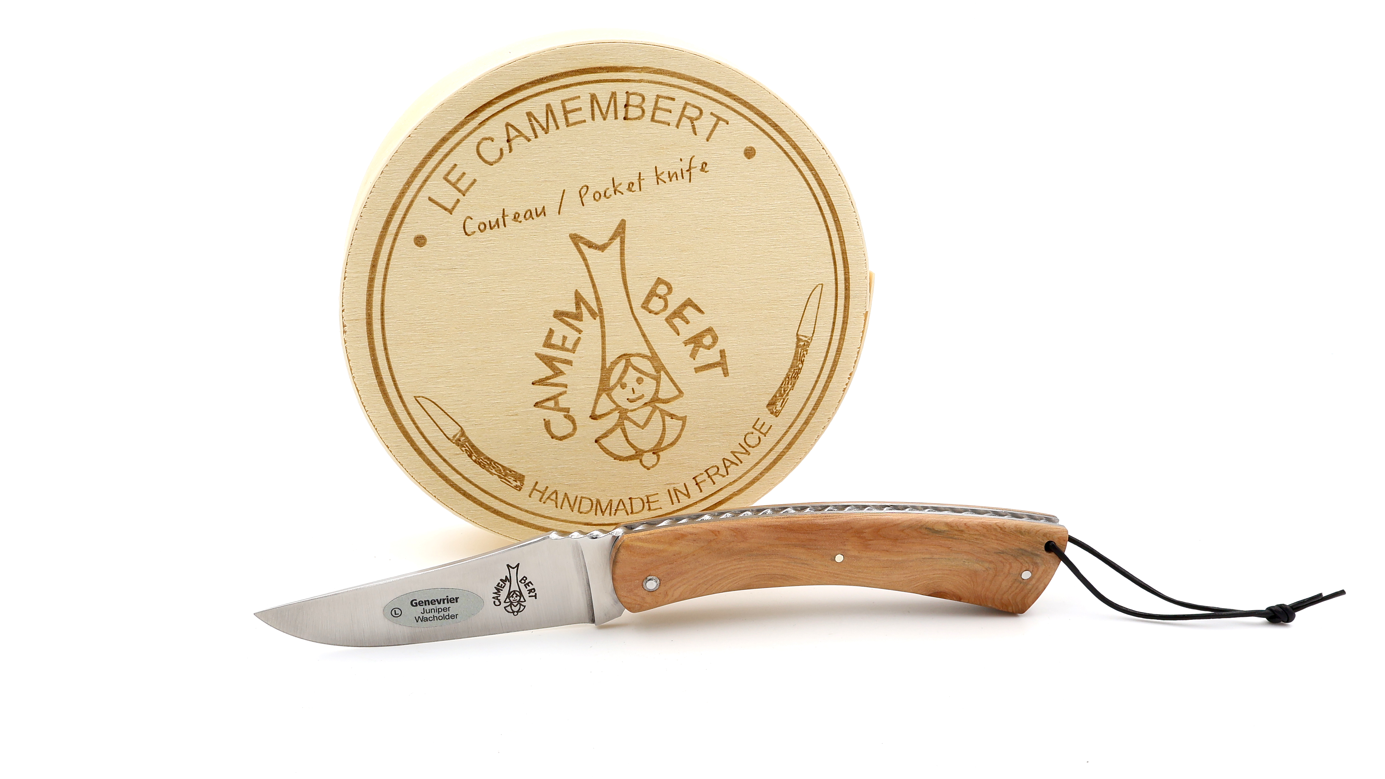 Laguiole en Aubrac Le CAMEMBERT Wacholder Spiralfeder
