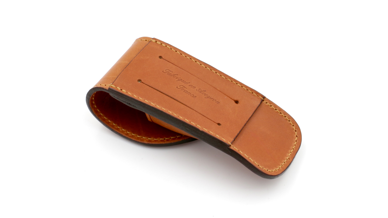 RD-Hirsch-PM-M-2-1 MAX CAPDEBARTHES  Gürteletui RANDONNEUR ECUSSON - Hirsch schwarz oder braun