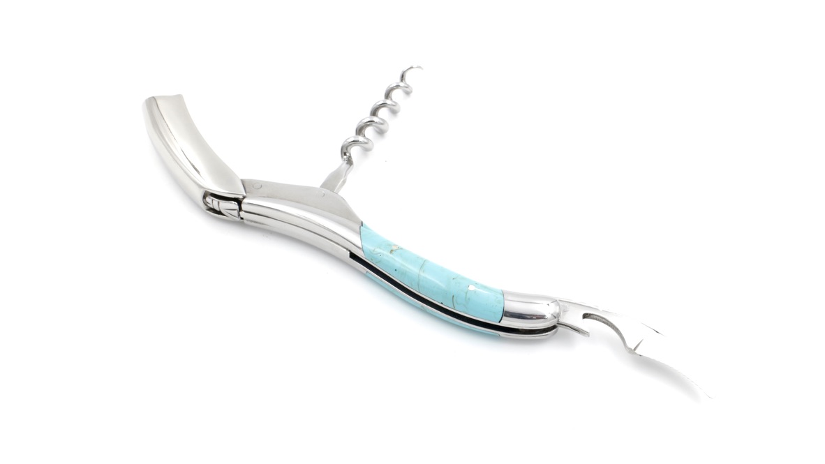 919BF328-E1E6-463A-97A1-71A54ACBA060_1_105_c Laguiole en Aubrac Laguiole Sommelier turquoise stabilized stone shiny