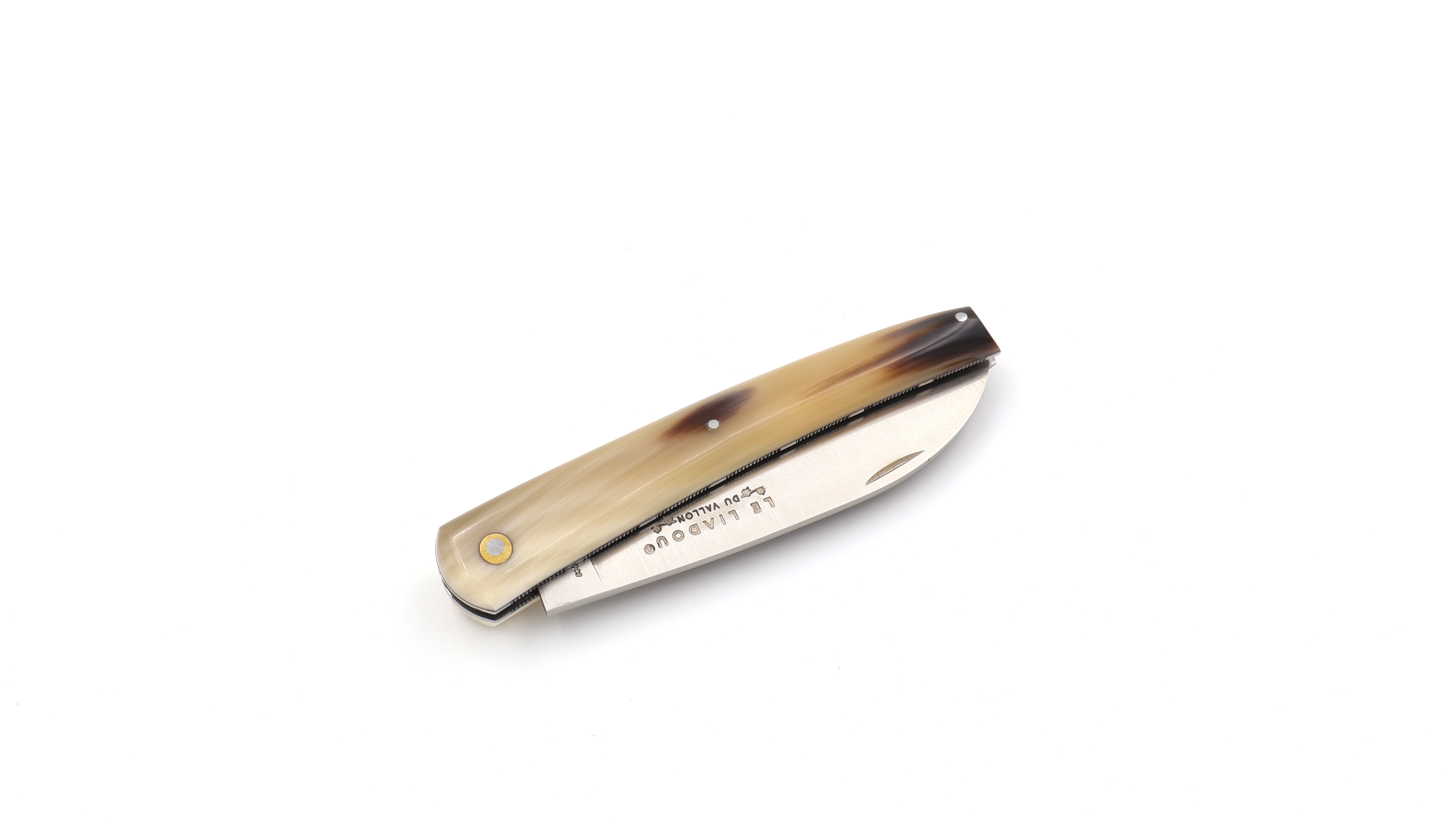 Liadou du Vallon® Winzermesser Hornspitze guillochiert 12 cm