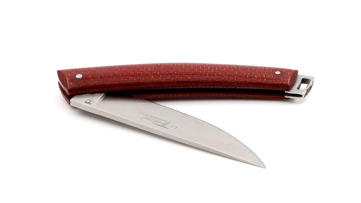 Fontenille Pataud Le Thiers® Nature 11,5 cm Micarta massiv guillochiert