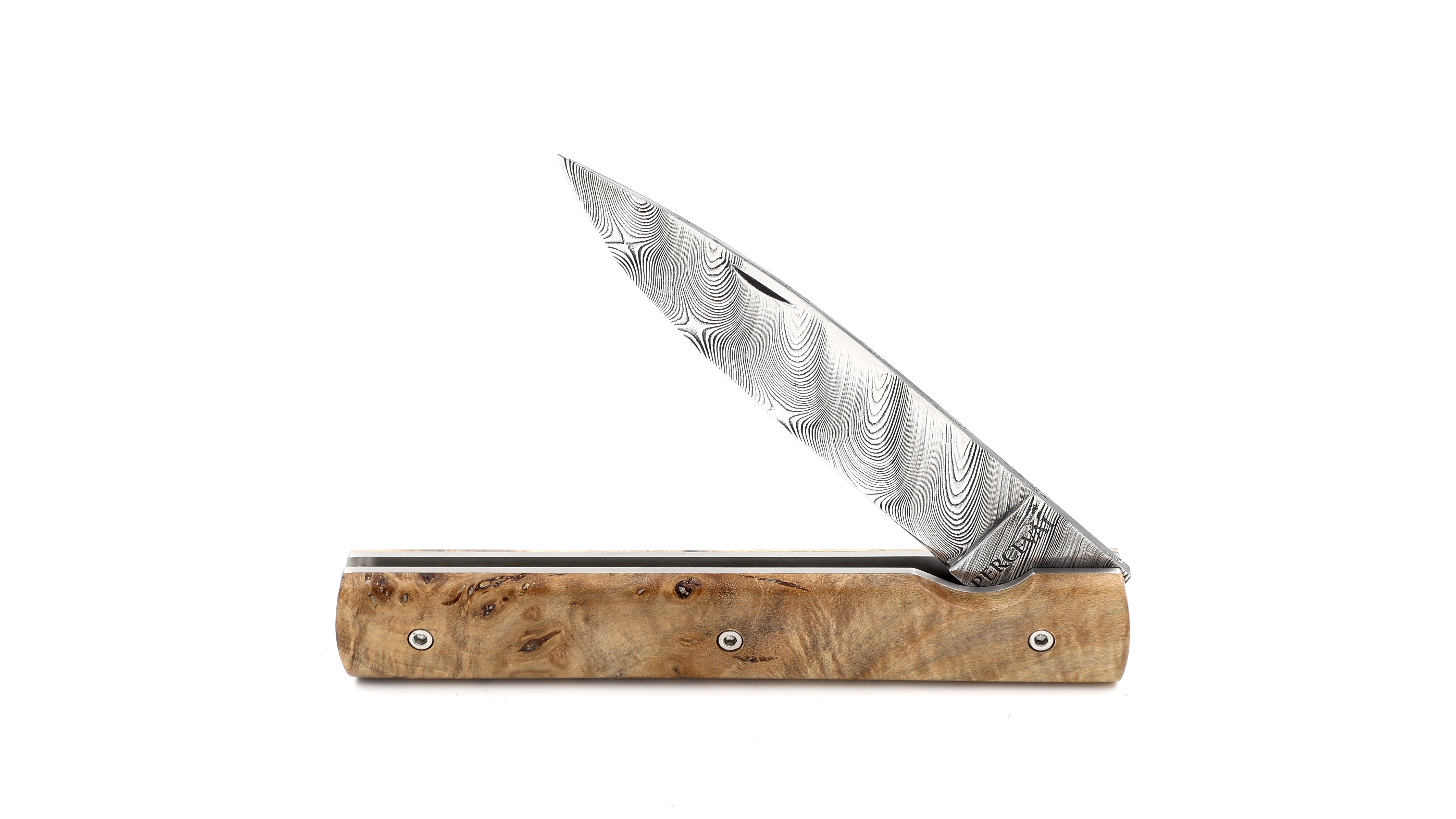 PERCEVAL Le Francais damascus linden tree burl