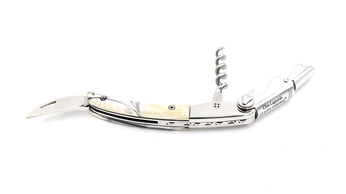 Claude DOZORME CLOS Laguiole Sommeliermesser Mammut zweistufig 