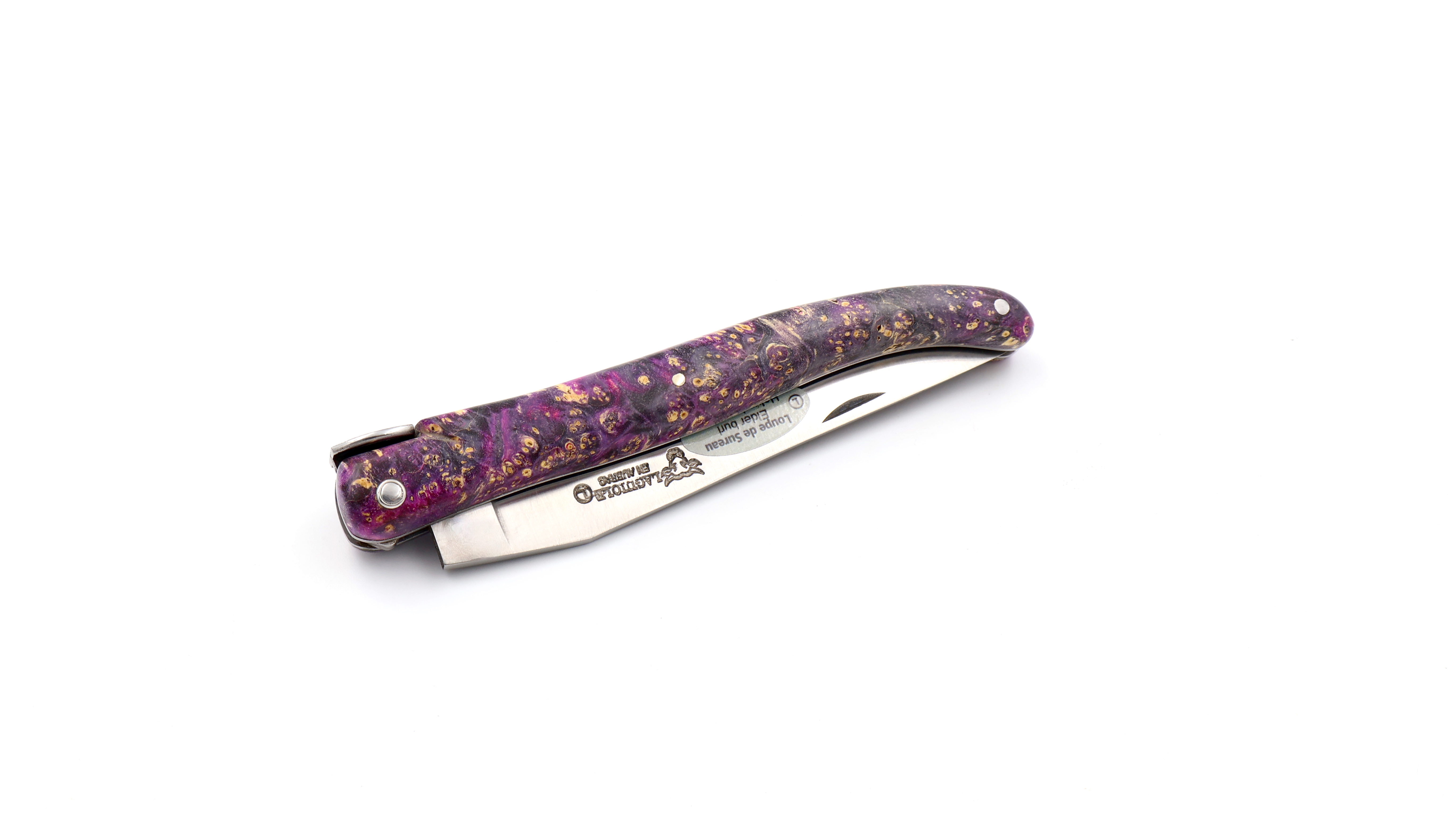 Laguiole en Aubrac Biene SATURN Holunder Wurzelholz 12 cm   