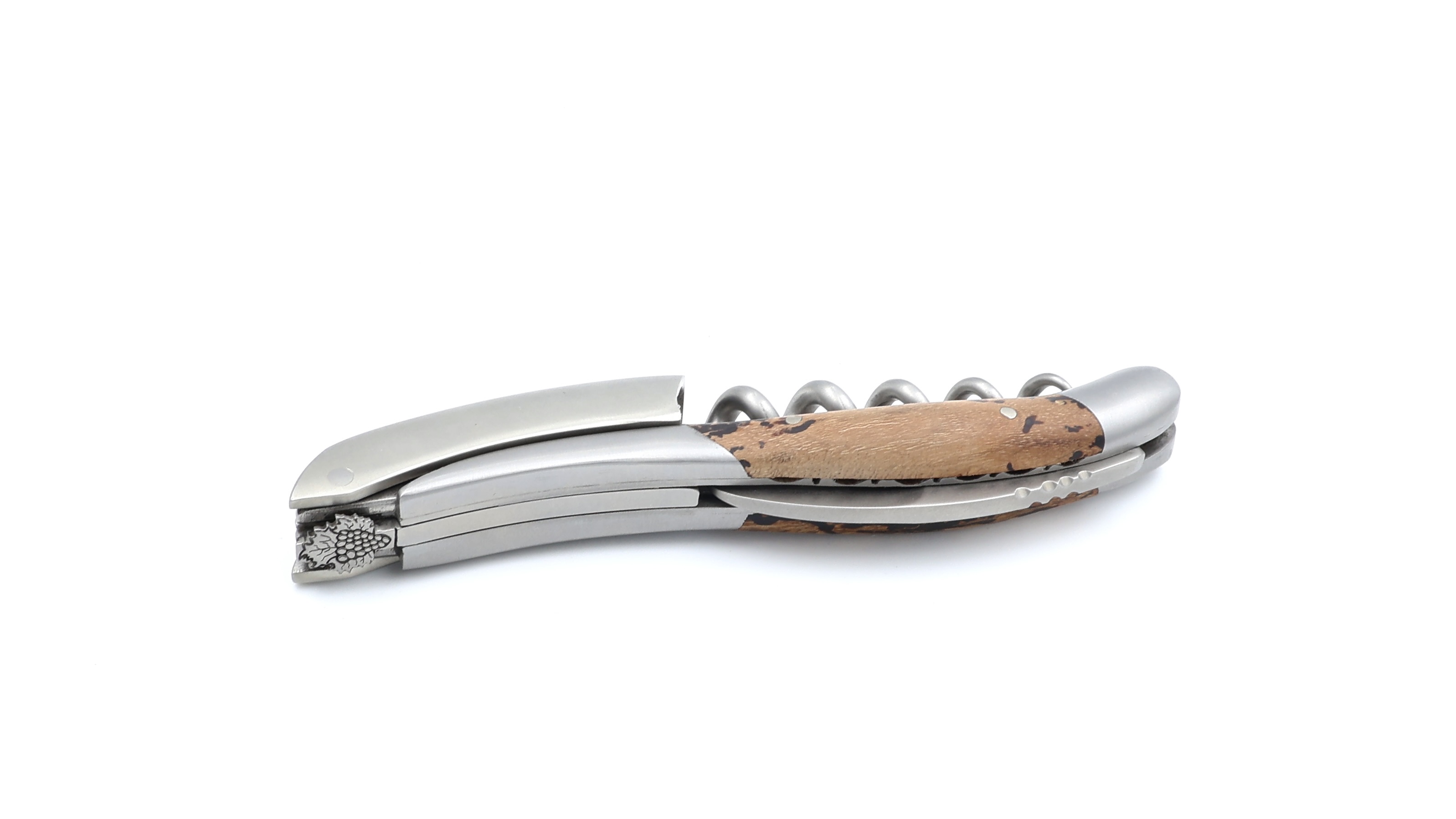 Laguiole en Aubrac Laguiole Sommelier knife wine grape with engraving and engraving bee winegrape 