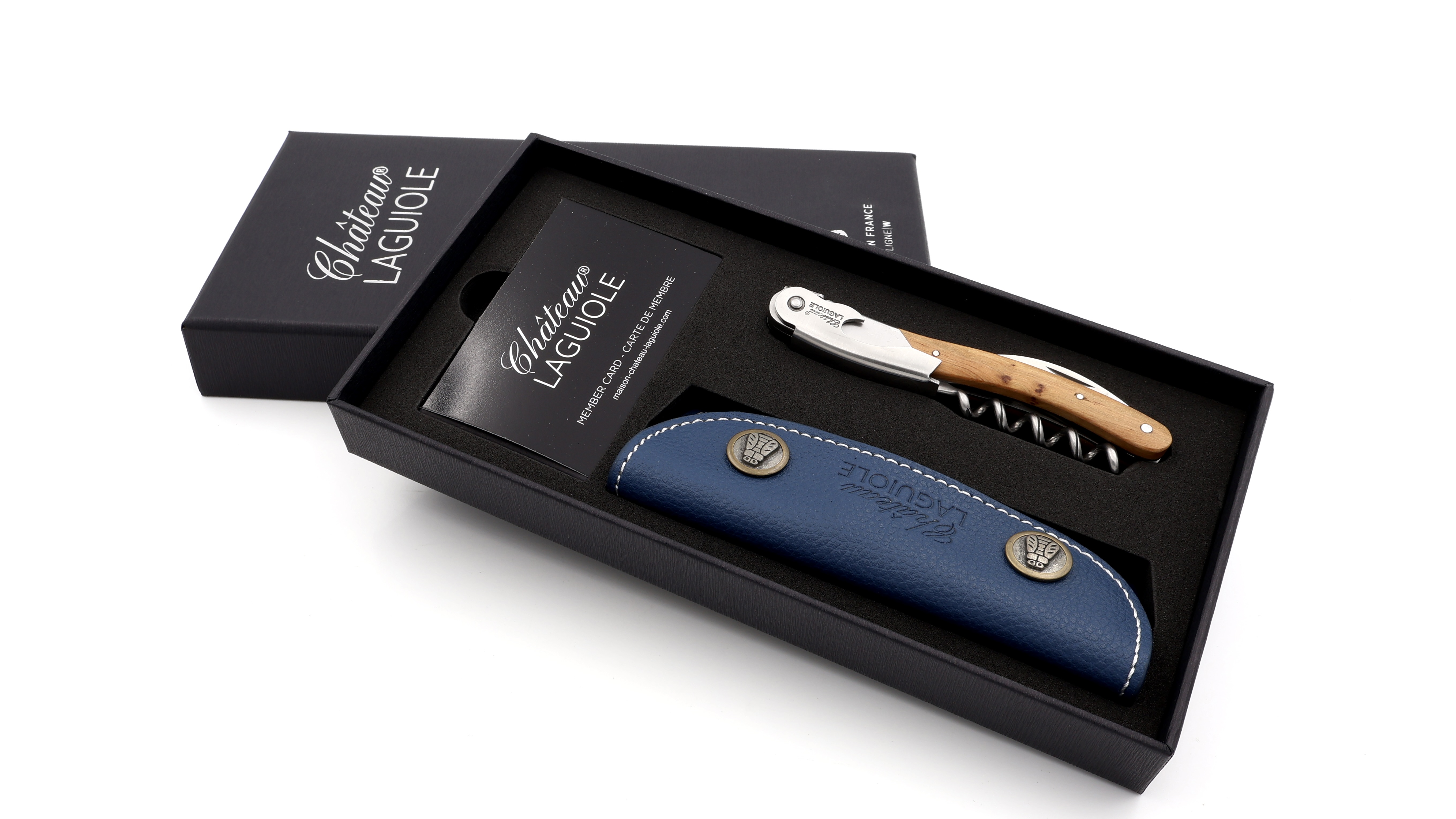 Château Laguiole wine opener GRAND CRU VERSAILLES juniper wood