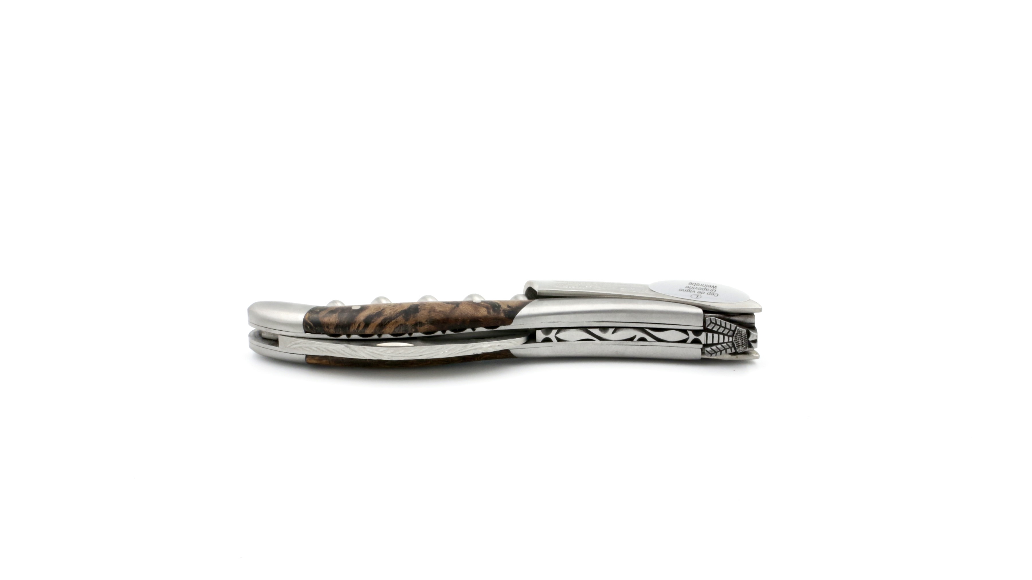 Laguiole en Aubrac Laguiole Sommelier knife with guillochage, special bee