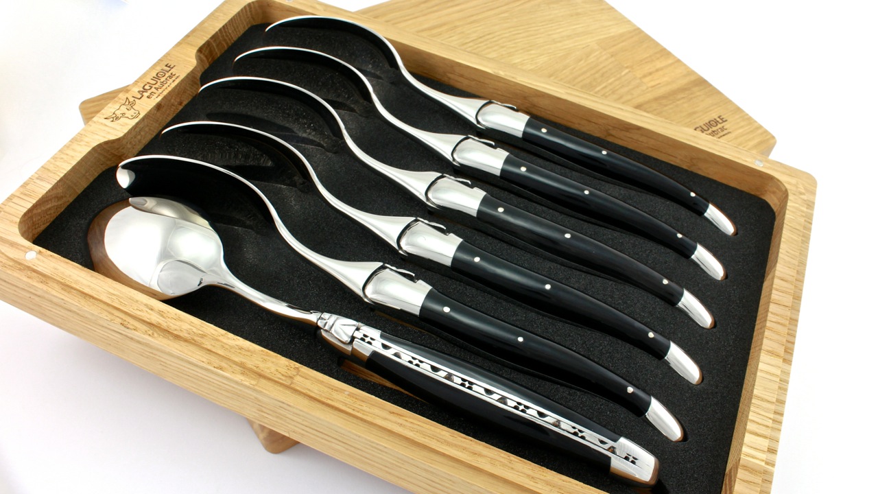 Laguiole en Aubrac Laguiole spoons Ebony