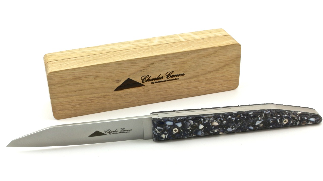 IMG_2162 Charles Canon Le MOULE Griff polierte Muschelschalen, stabilisiert