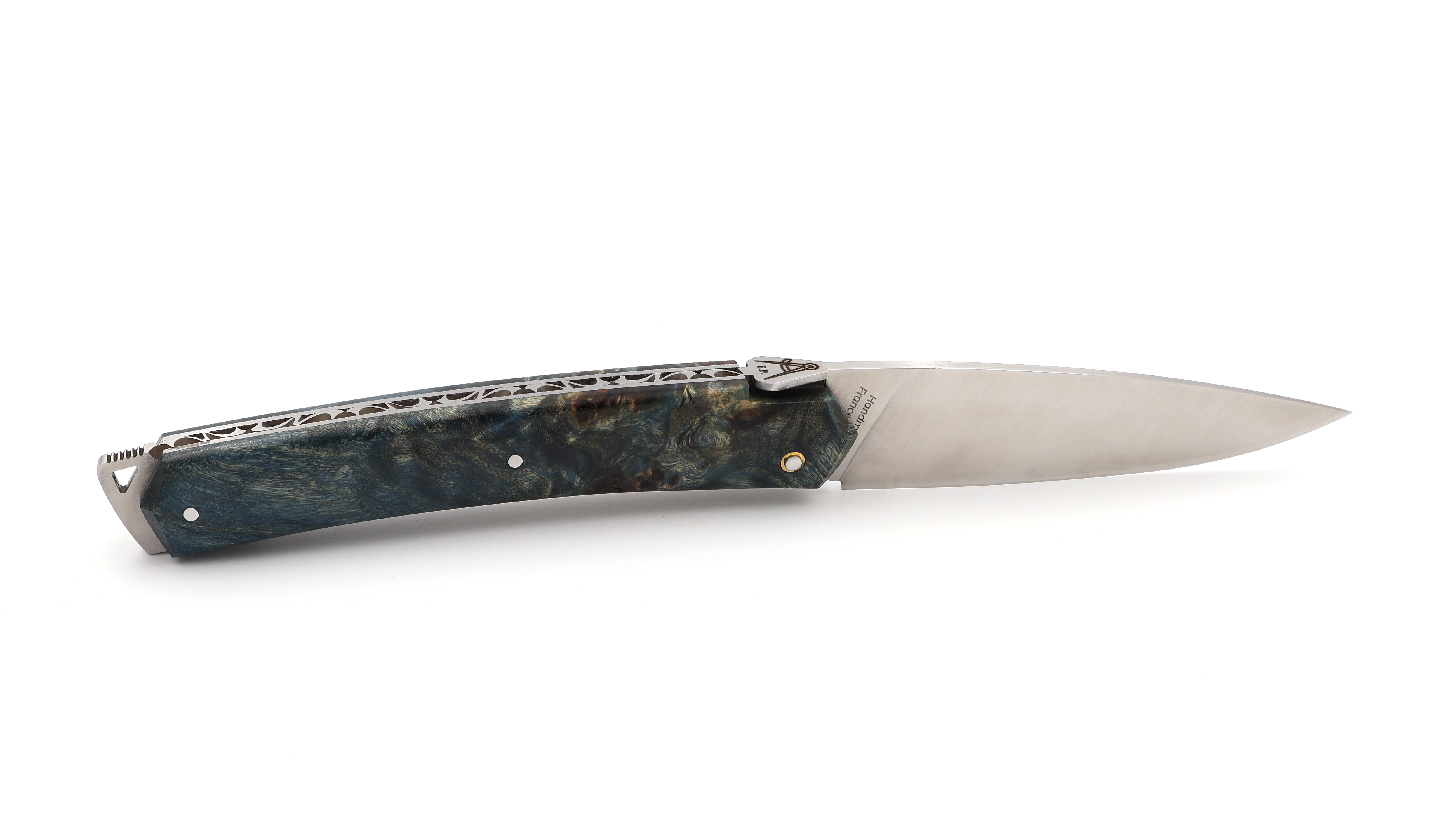Fontenille Pataud ORIGINE 1929 Pappel Wurzelholz blau