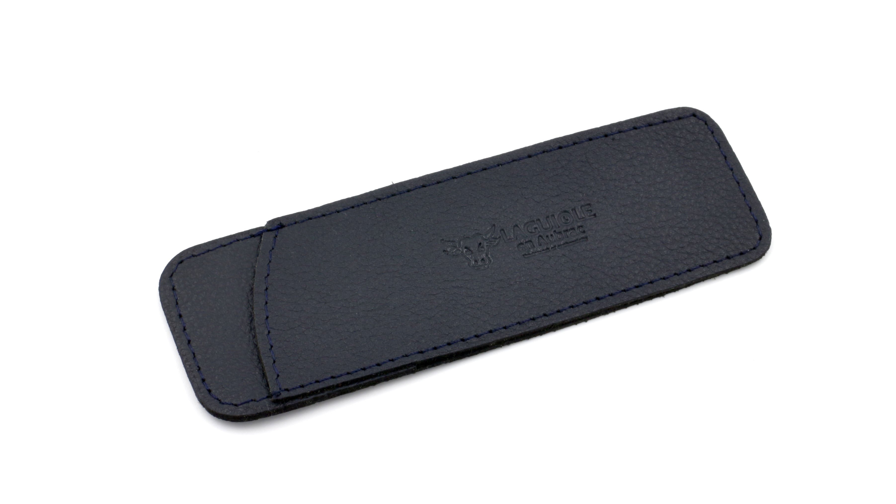 03F5417D-7DD6-49A8-88DE-CF62FADFB6C2_1_201_a LAGUIOLE en AUbrac Taschen-Etui/Steck-Etui vollnarbiges Leder schwarz 12 cm